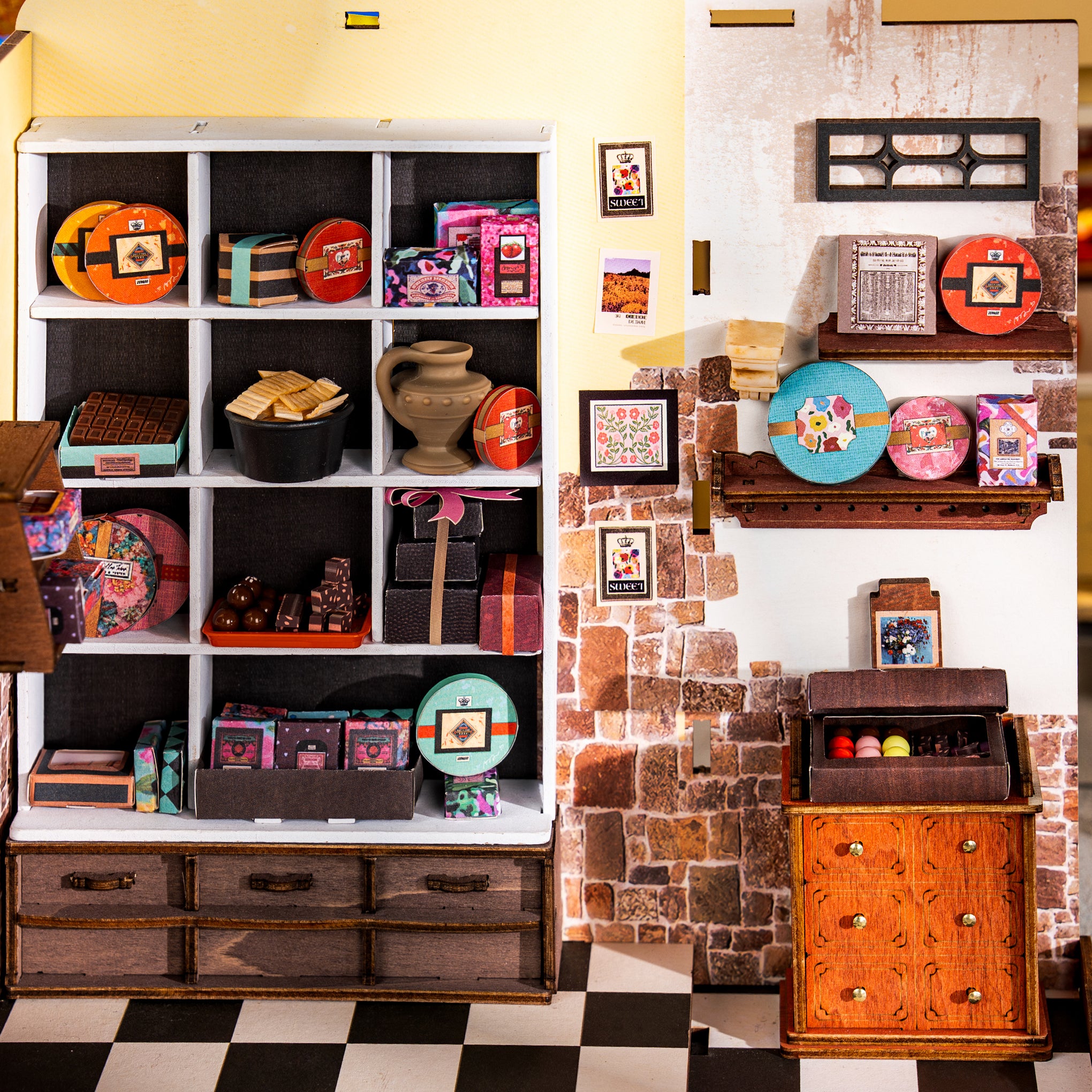 Rolife DIY Miniature Kit - Chocolate Shop – MoMA Design Store