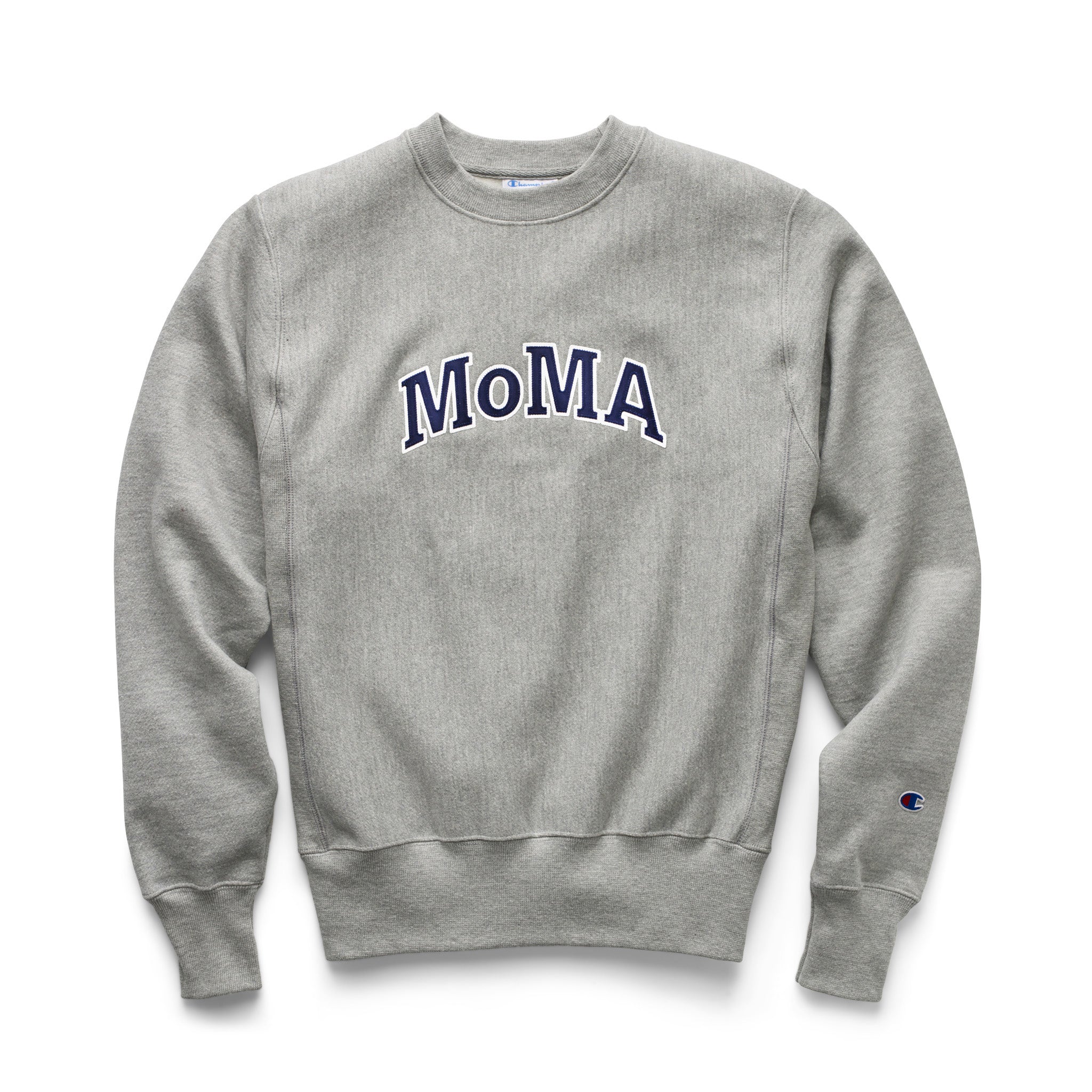 Champion Crewneck Sweatshirt MoMA Edition Oxford Gray – MoMA