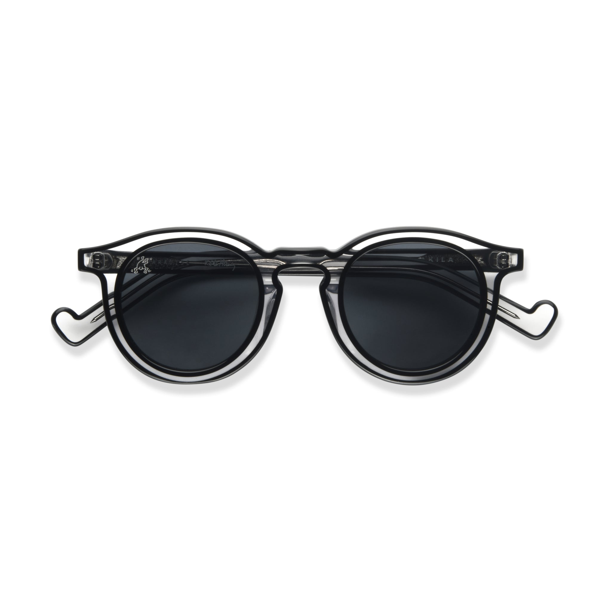 Keith Haring Sunglasses Clear Black MoMA Design Store keith-haring-sunglasses-clear-black-moma-design-store