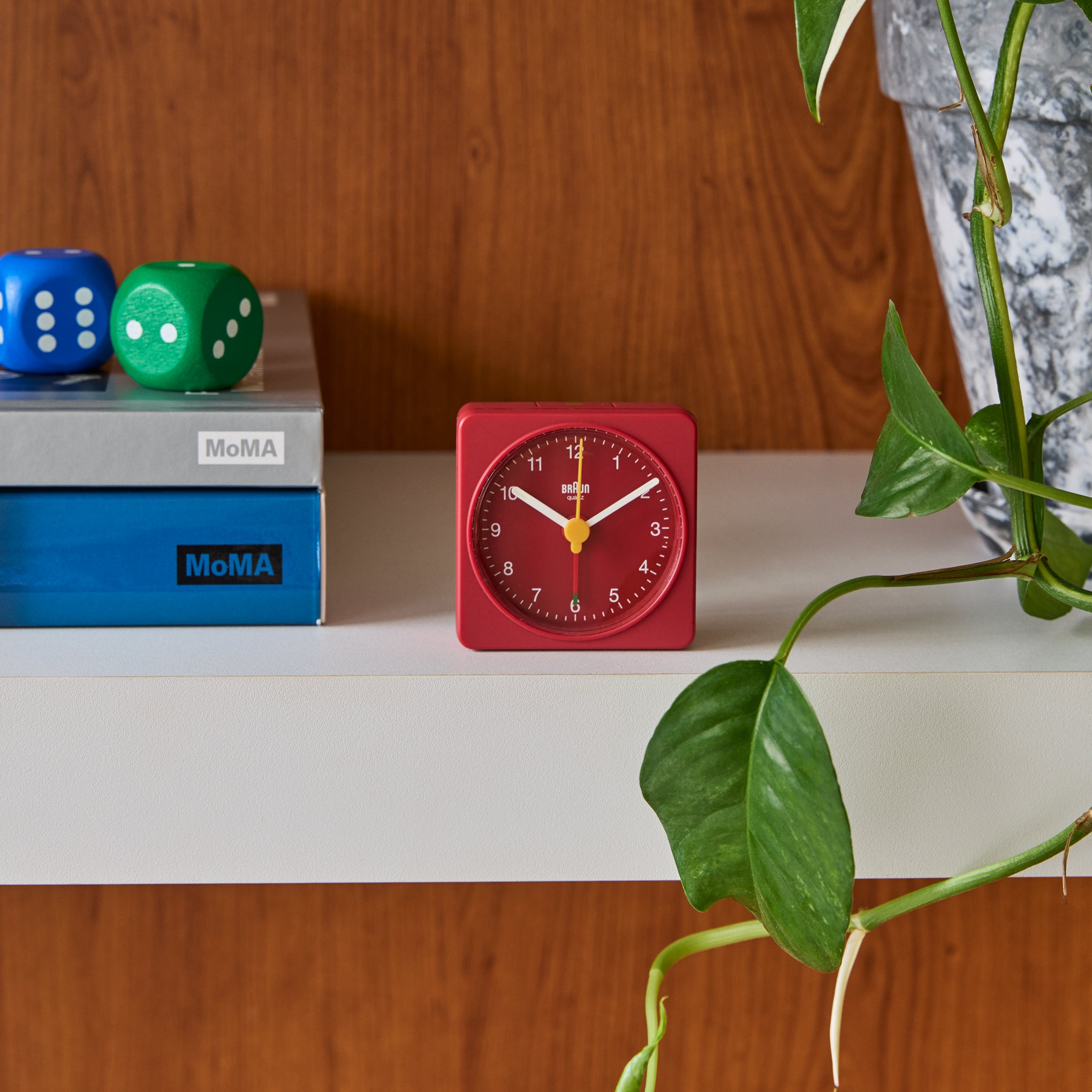 Braun BC02 Travel Alarm Clock - Red – MoMA Design Store