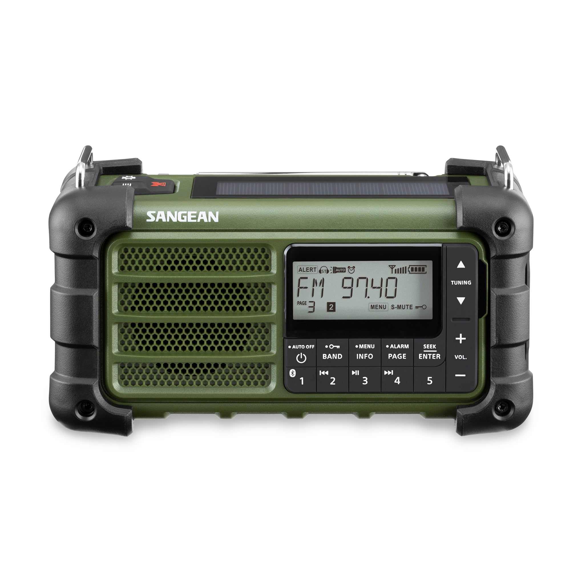 Sangean WR-7WL Bluetooth Speaker / FM Wooden Cabinet Radio
