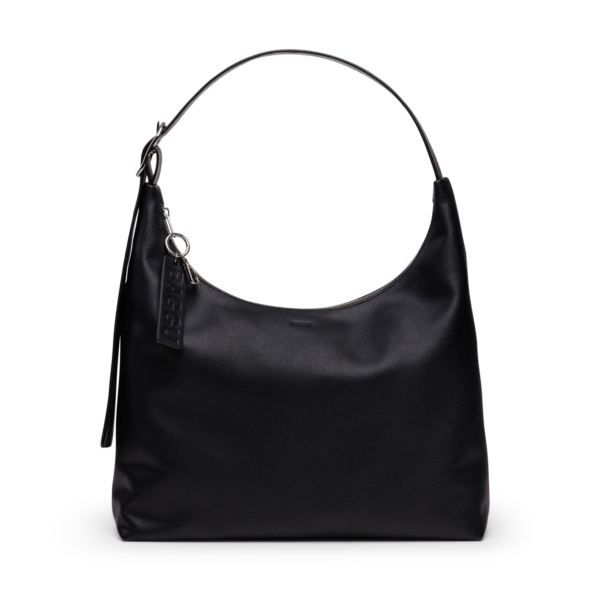 Baggu Recycled Leather Shoulder Bag - Black – MoMA Design Store