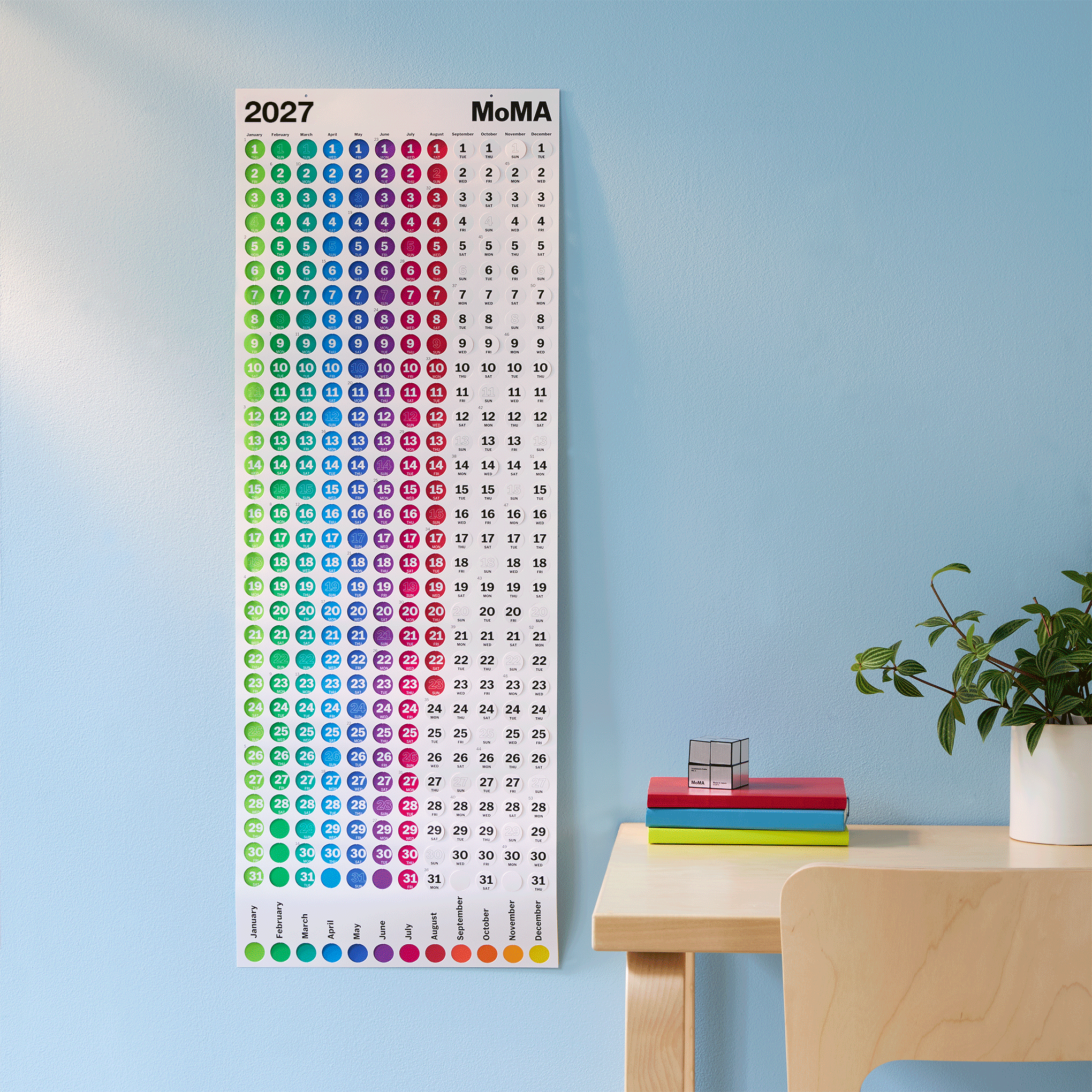 2027 Jumping Point Calendar – MoMA Design Store