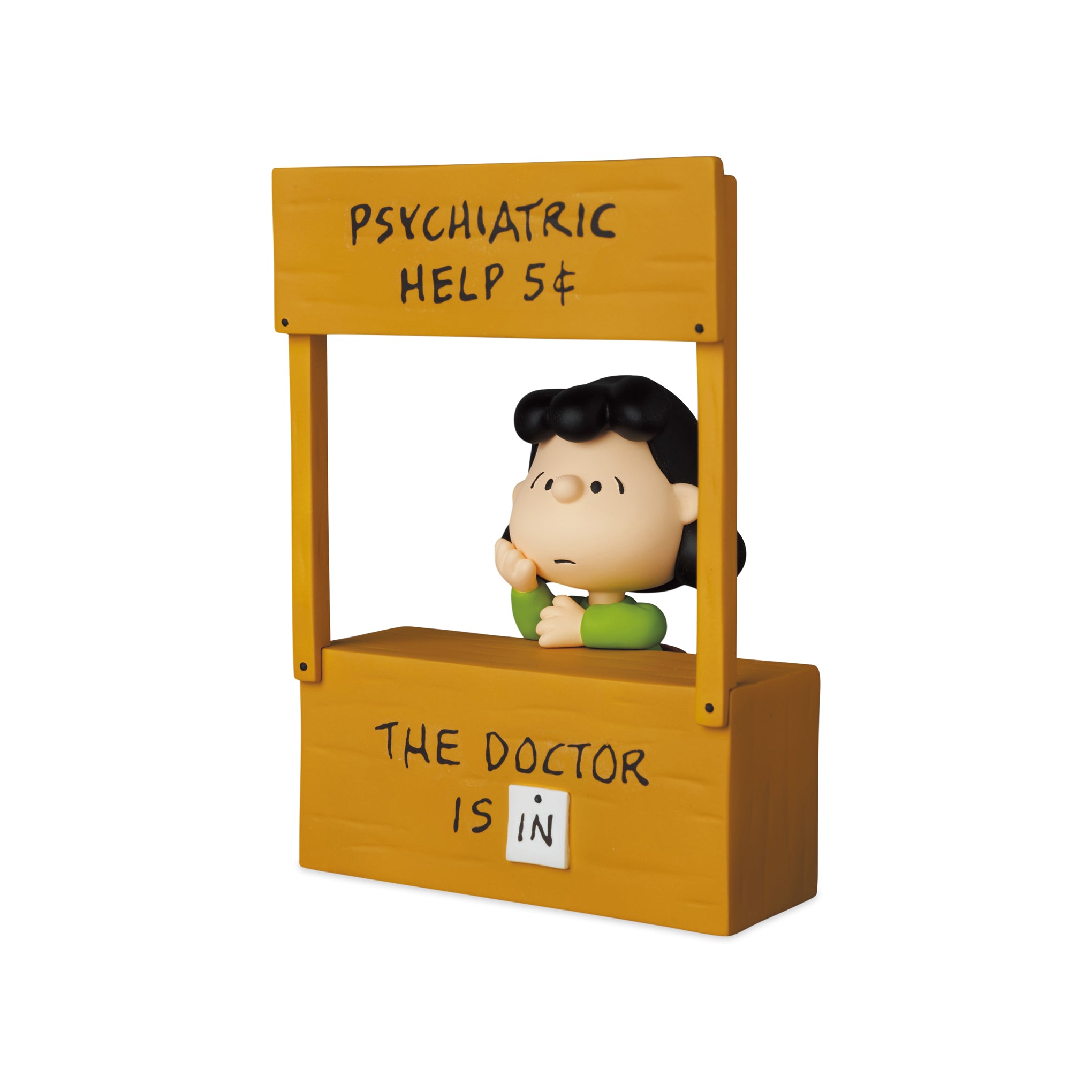 Snoopy & Peanuts Collectible Figure - Psychiatric Help Lucy – MoMA