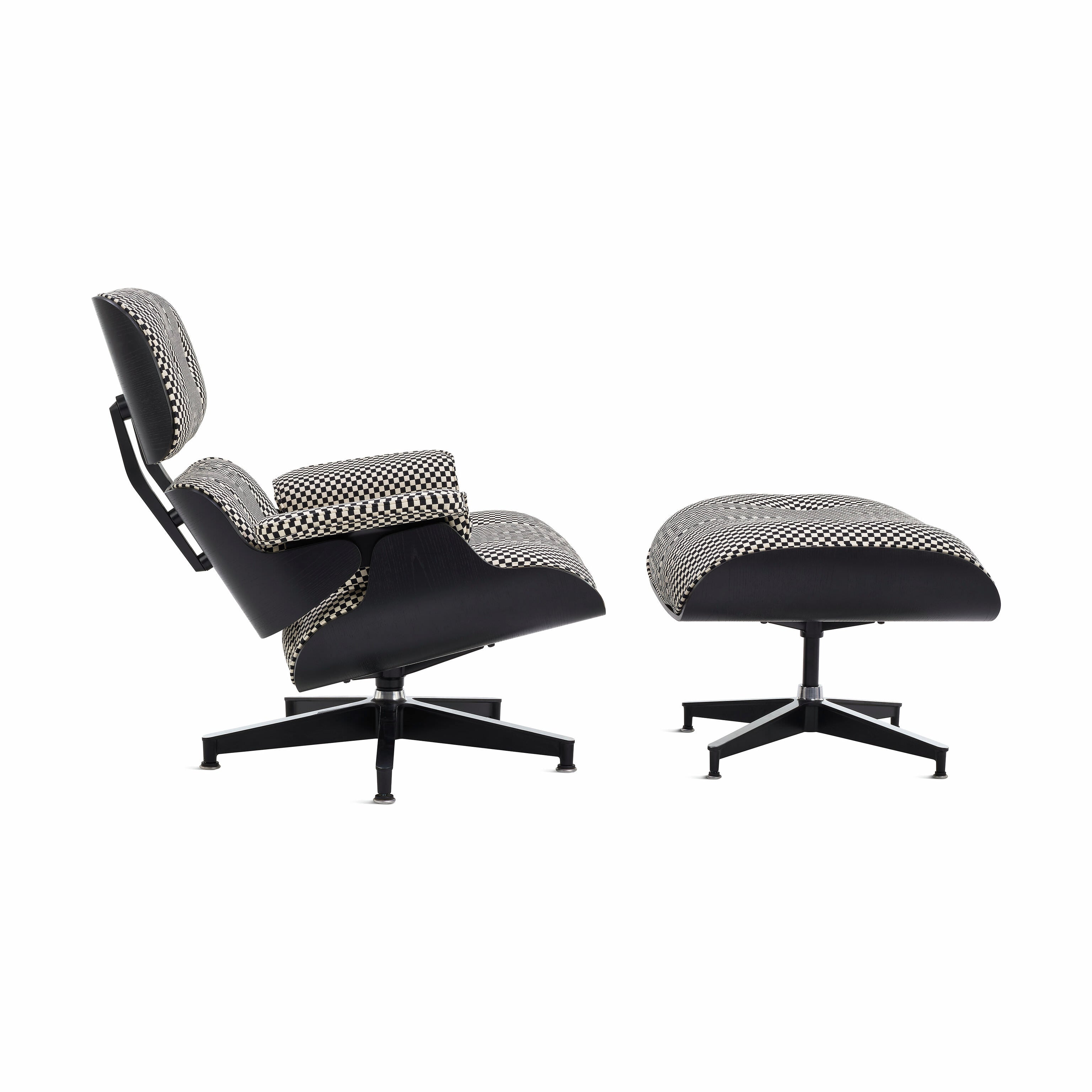 Eames® Lounge Chair and Ottoman from Herman Miller Ebony/ Black