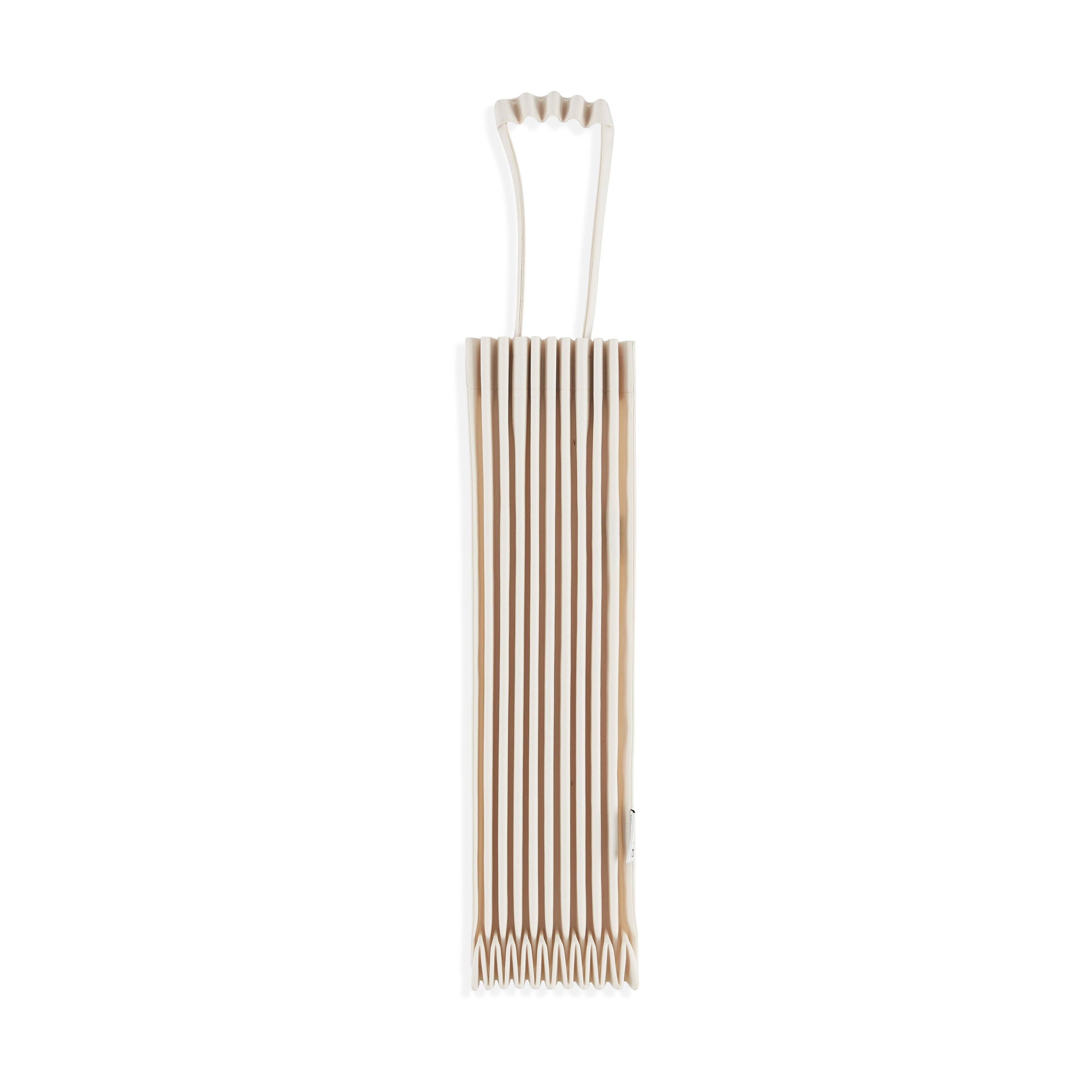 me ISSEY MIYAKE Recycled Polyester Trunk Pleats Bag - Off White