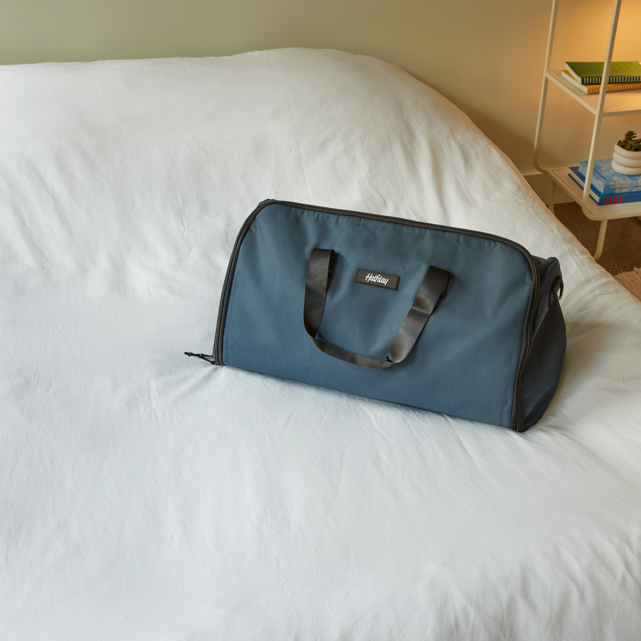 Halfday Travel Garment Carry-On Duffle Bag Navy