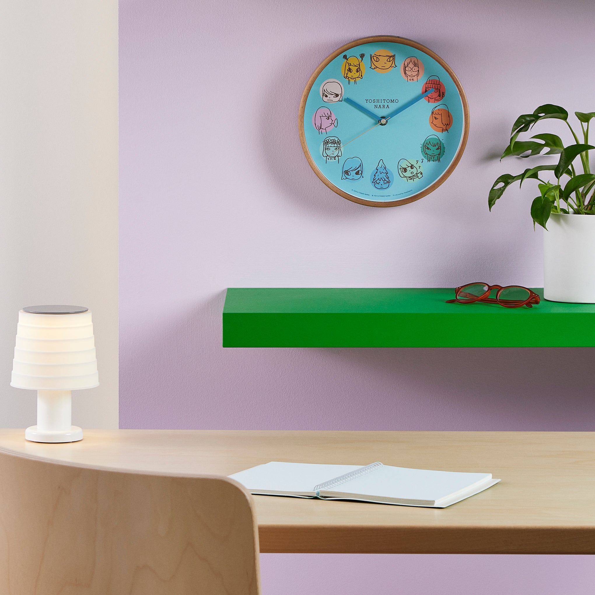 Yoshitomo Nara Y.N. Wall Clock – MoMA Design Store