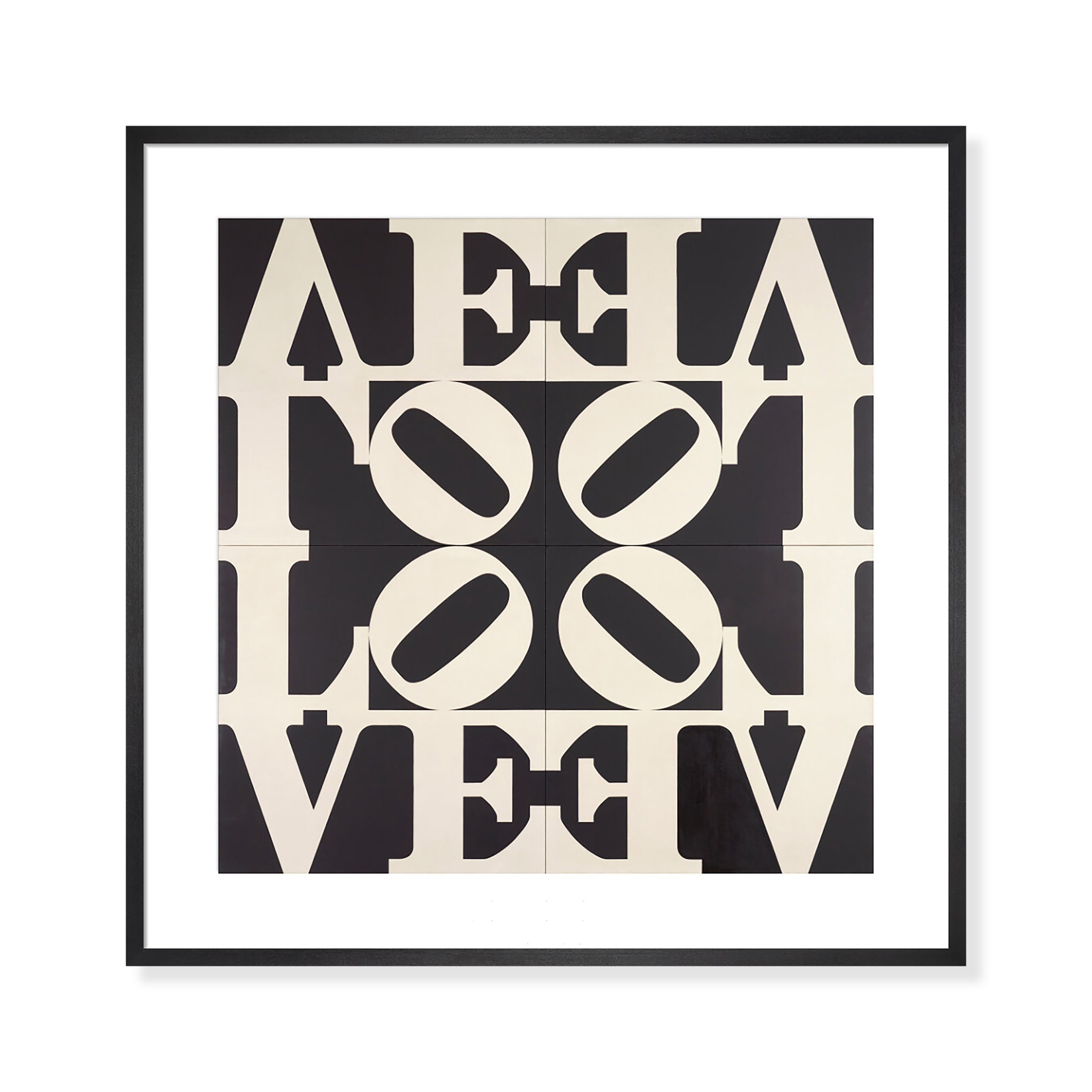 Robert Indiana Love Rises Framed Poster – MoMA Design Store