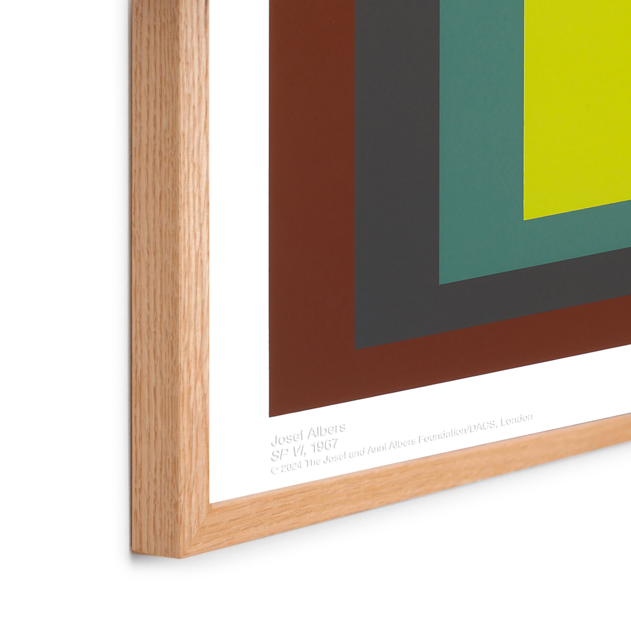 Josef Albers I-S k Framed Poster – MoMA Design Store