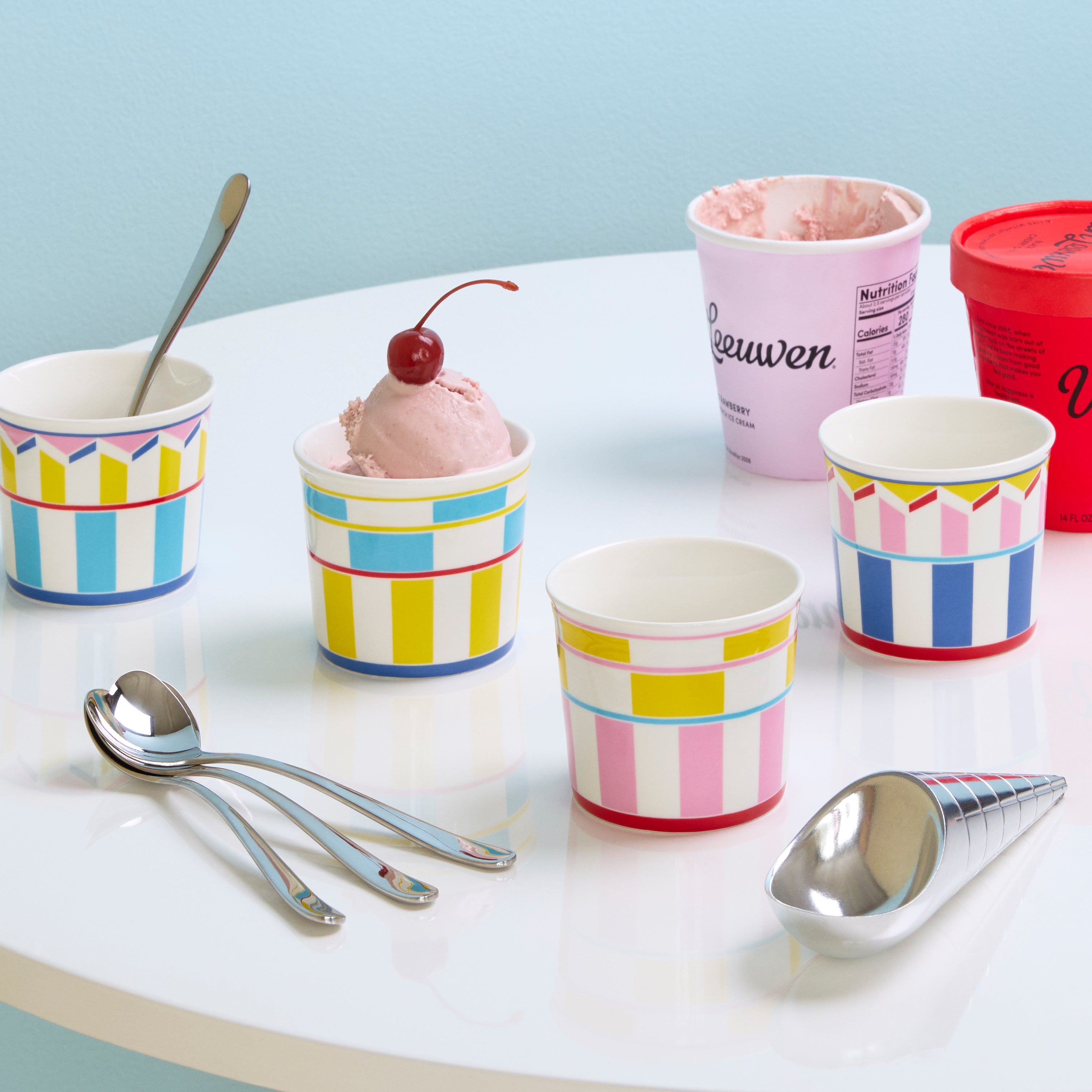 Alessi Big Love Ice Cream Spoons - Set of 4 – MoMA Design Store