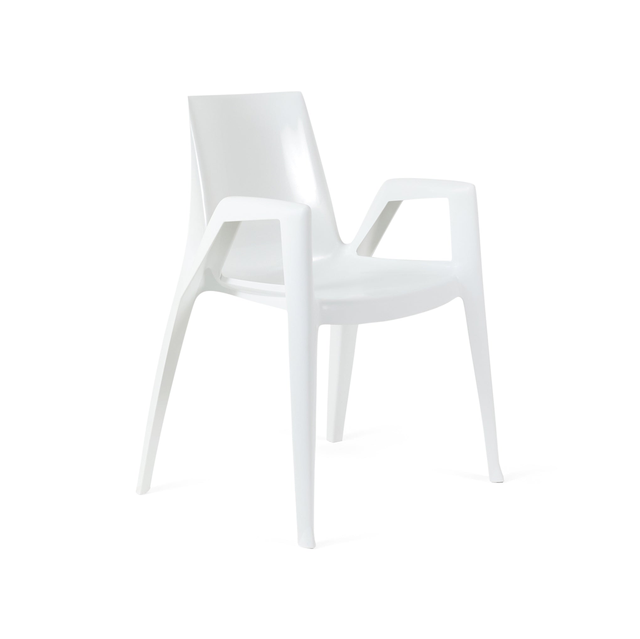 ArcoBellini Stacking Chair from Heller - White Pearl – MoMA Design