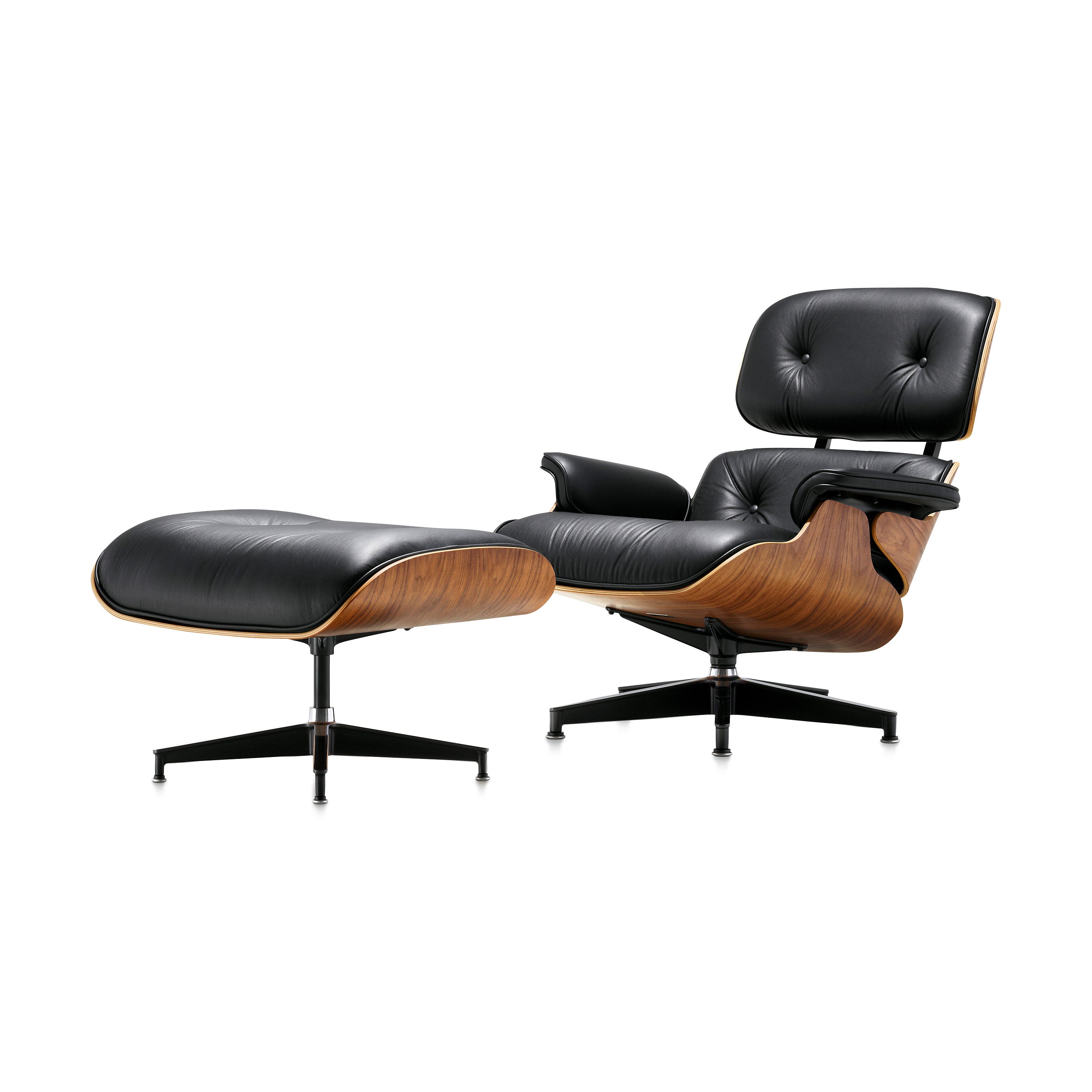 Eames® Lounge Chair and Ottoman from Herman Miller - Walnut 