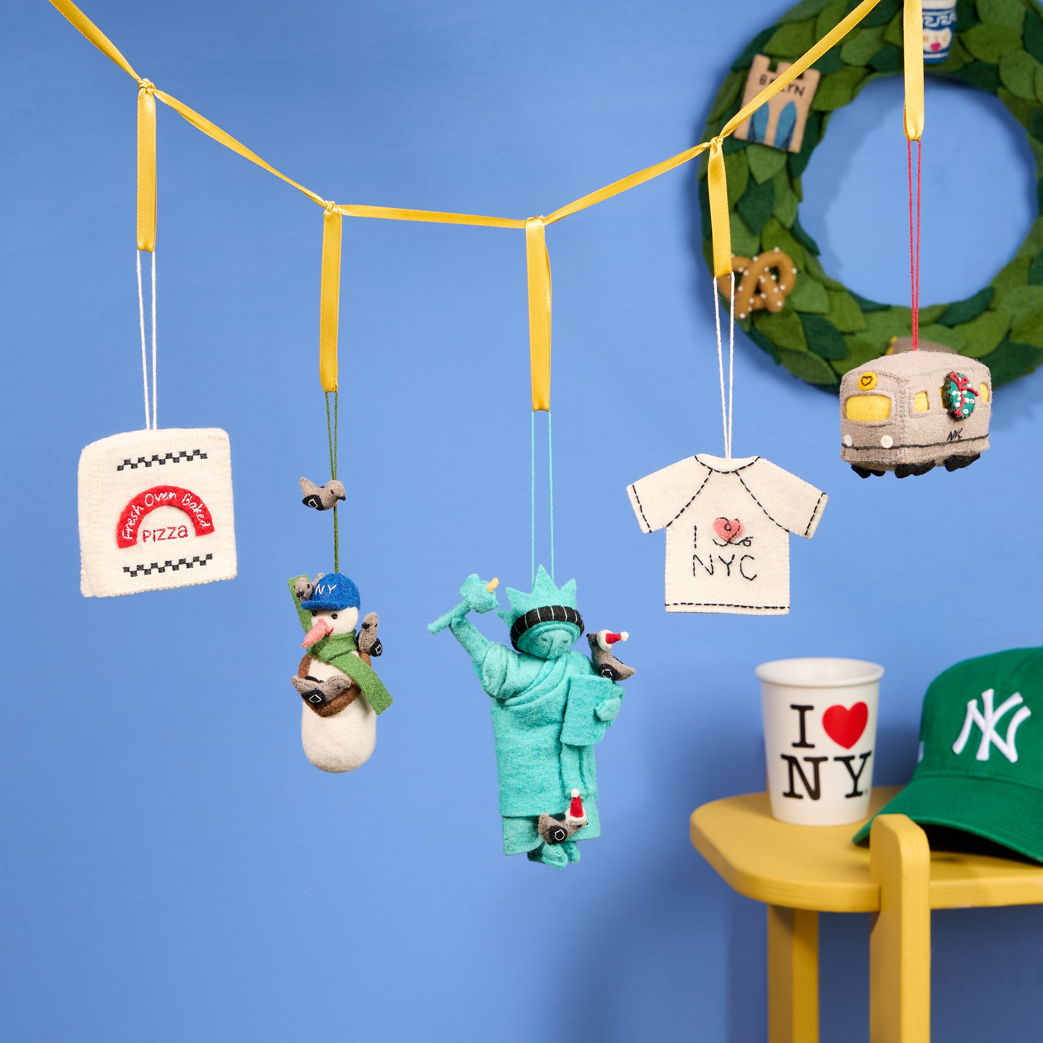 NYC Felt Ornament - Statue of Liberty Pigeon – MoMA Design Store
