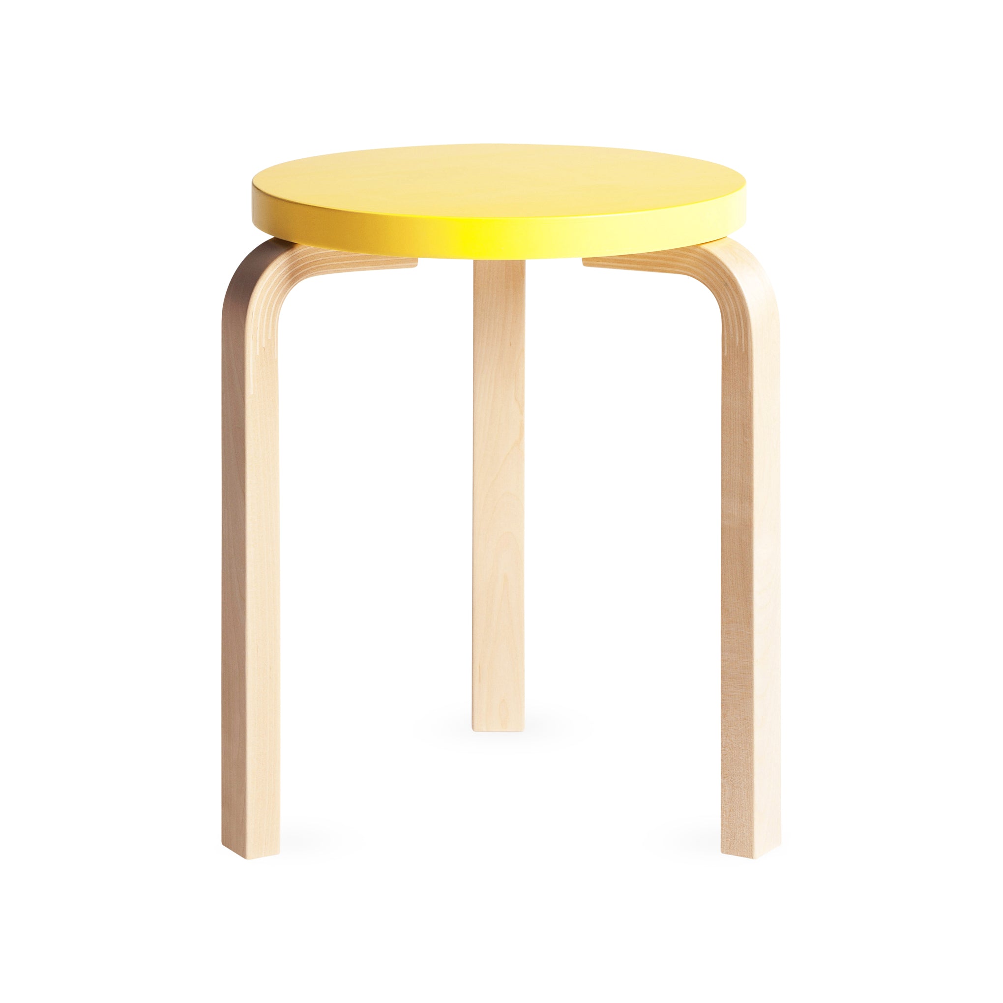 artek イエロースツール Artek Aalto Stacking Stool 60 - Yellow – MoMA Design Store