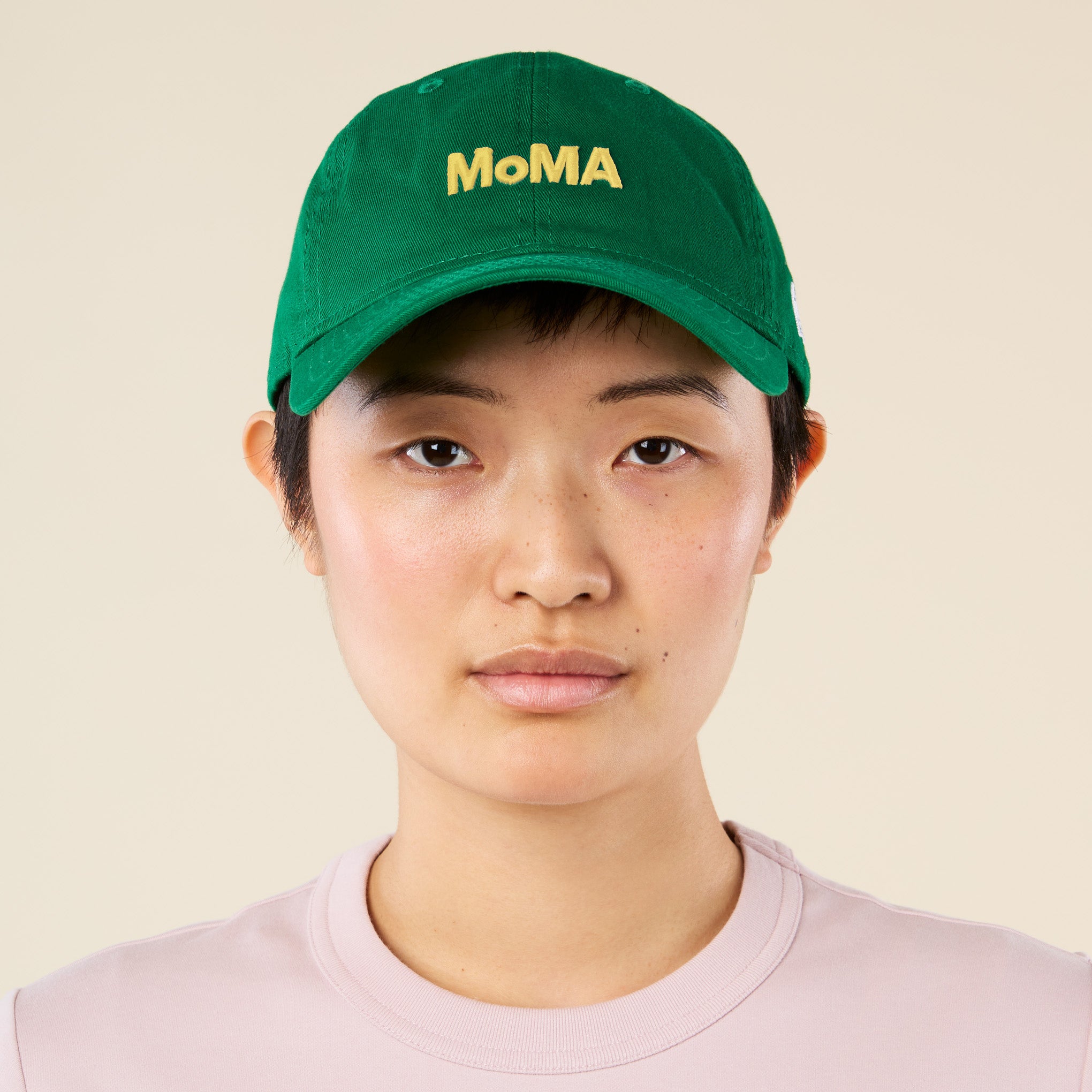Colorful MoMA Adjustable Baseball Cap - Kelly Green/ Yellow – MoMA
