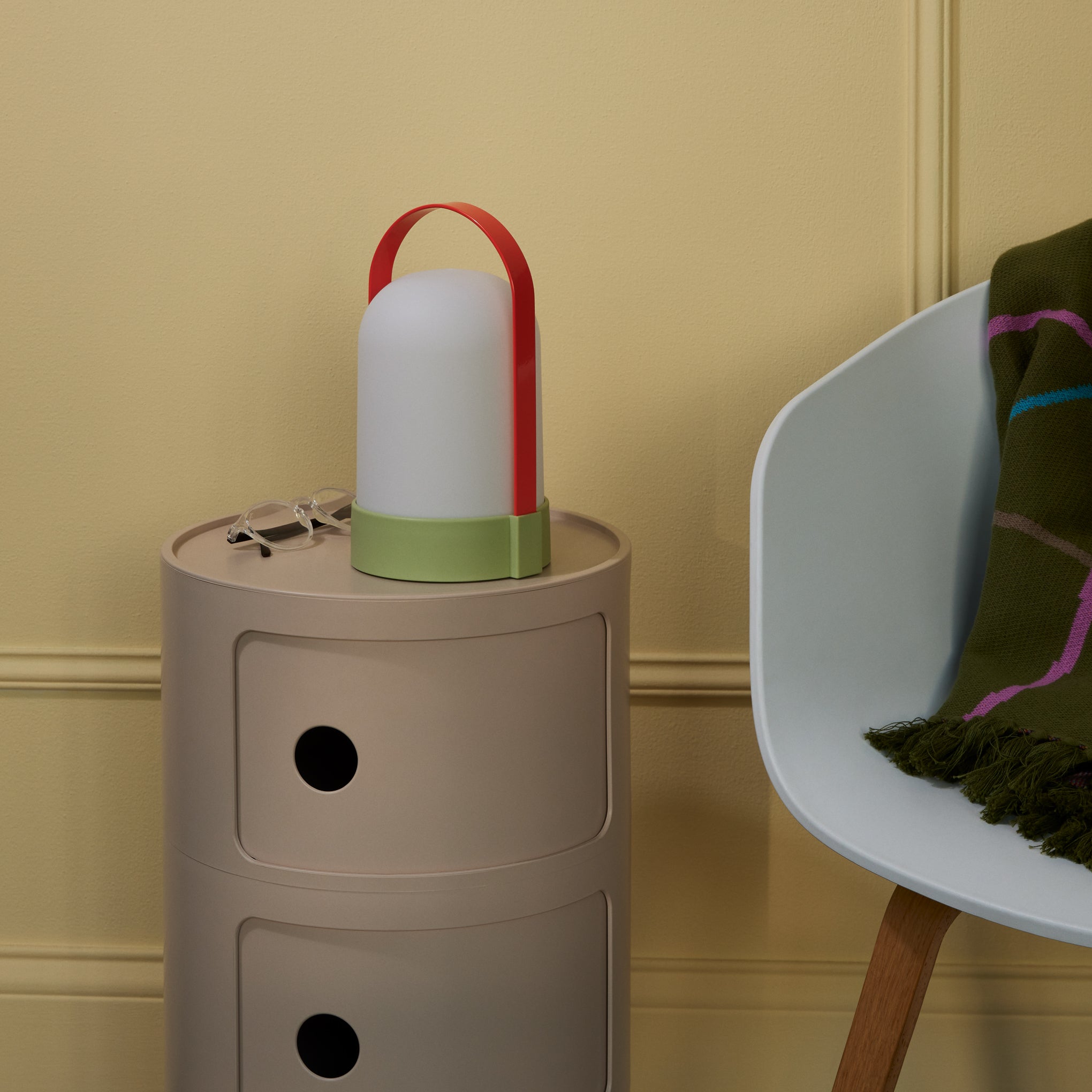 URI Portable Table Lamp Orange/ Green MoMA Design Store