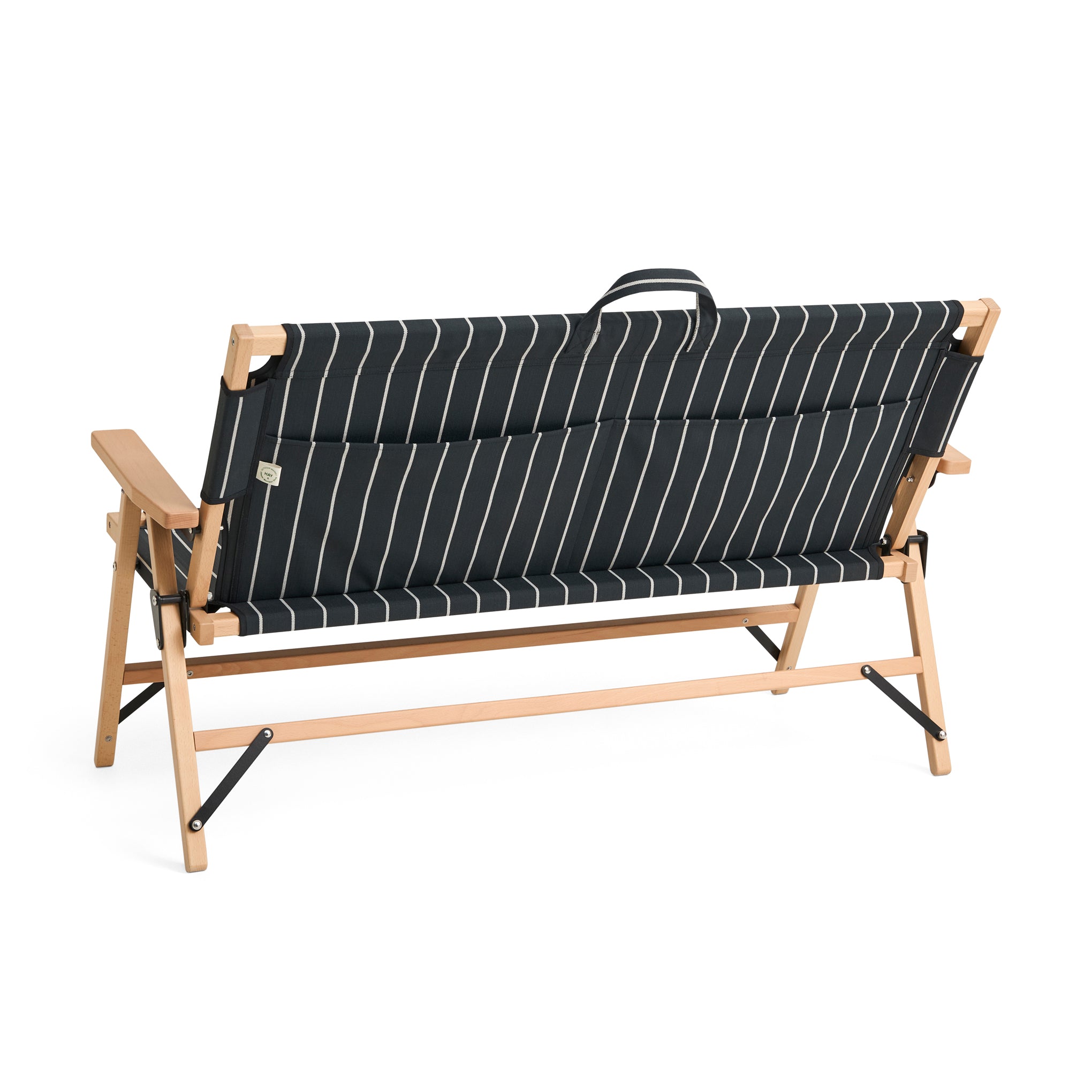 HAY Outdoor Market by Jasper Morrison Shop Folding Sofa - Black