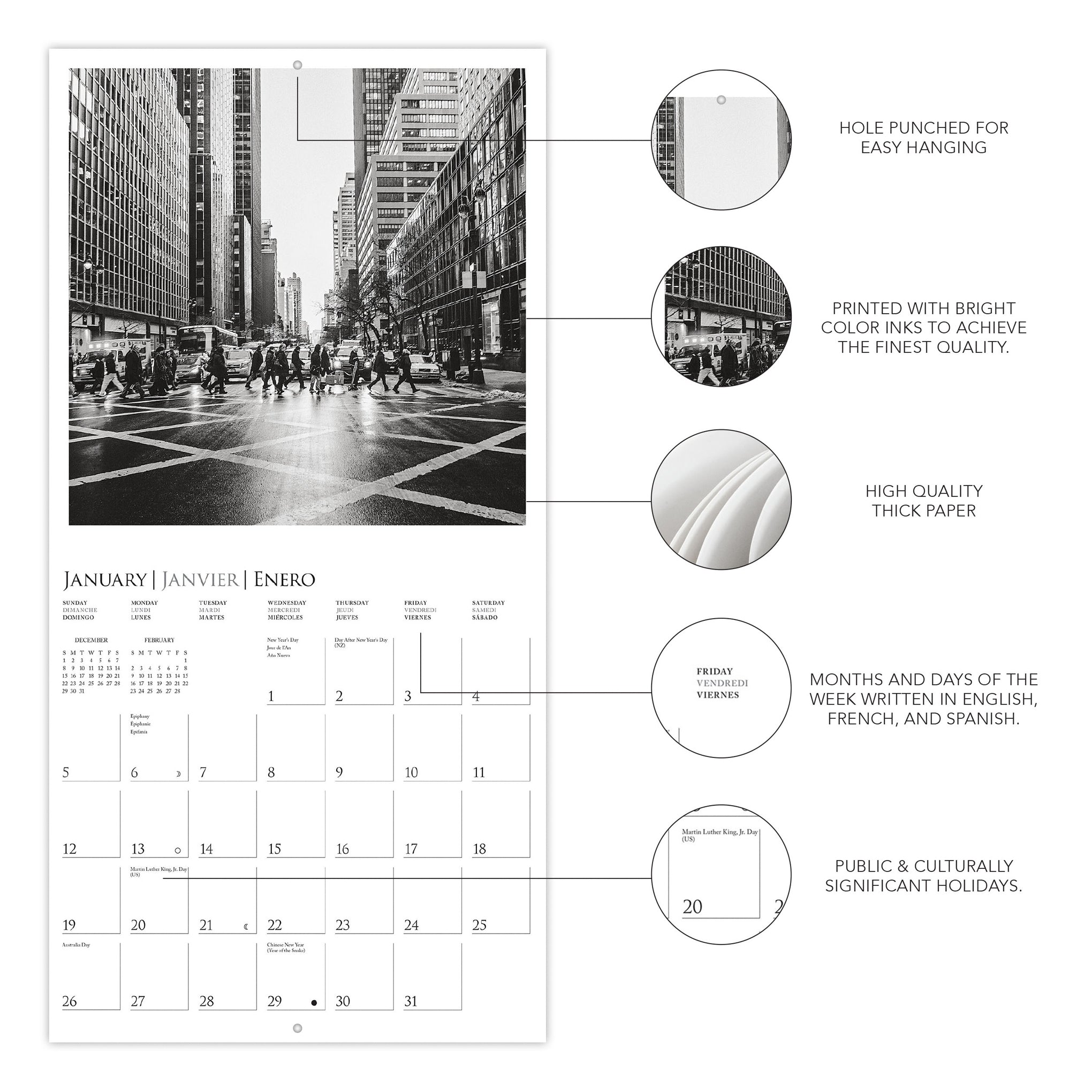 2025 New York Wall Calendar MoMA Design Store