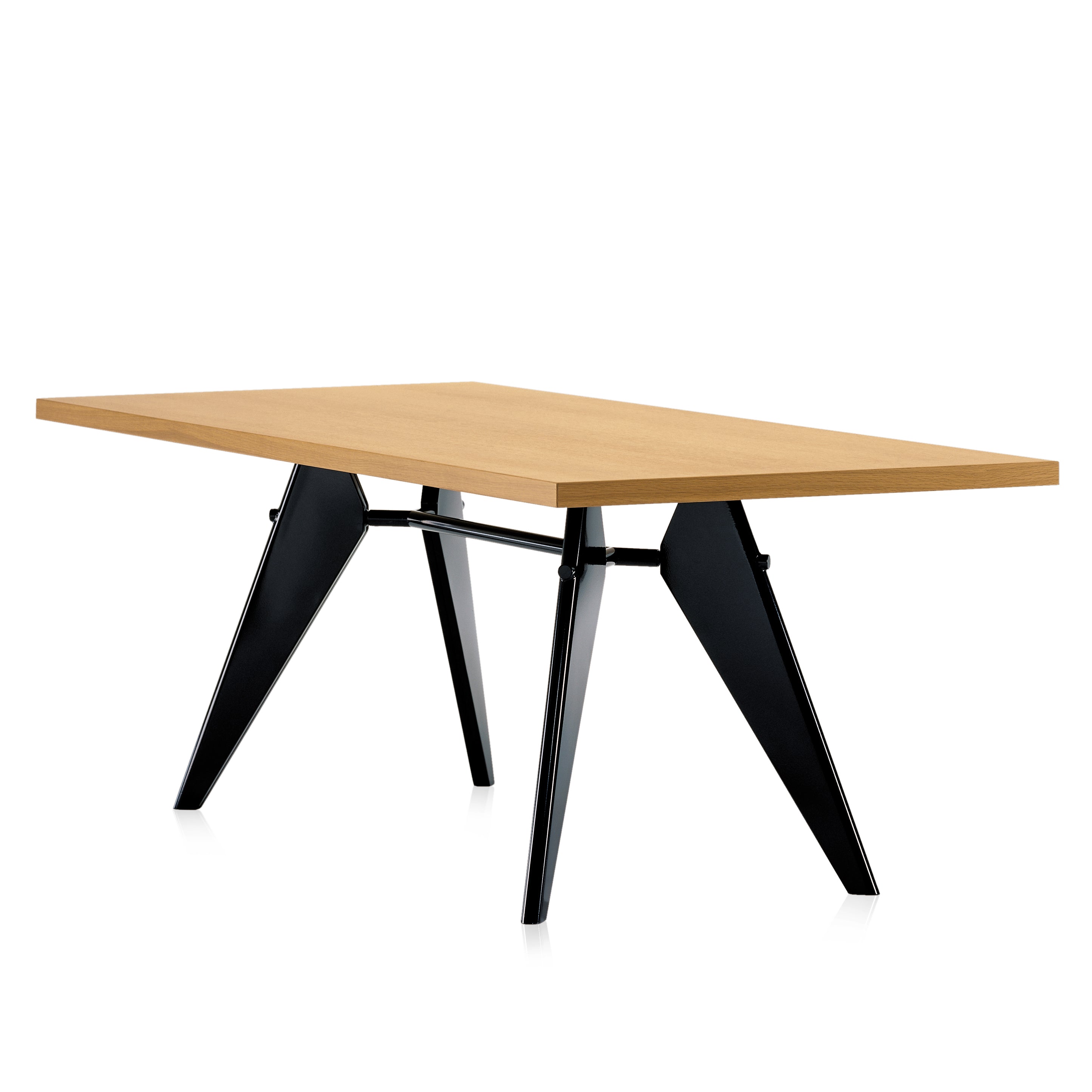【Shop】vitra ジャン・プルーヴェ EM Table Jean Prouvé EM Table from Vitra - Oak/ Deep Black – MoMA Design Store
