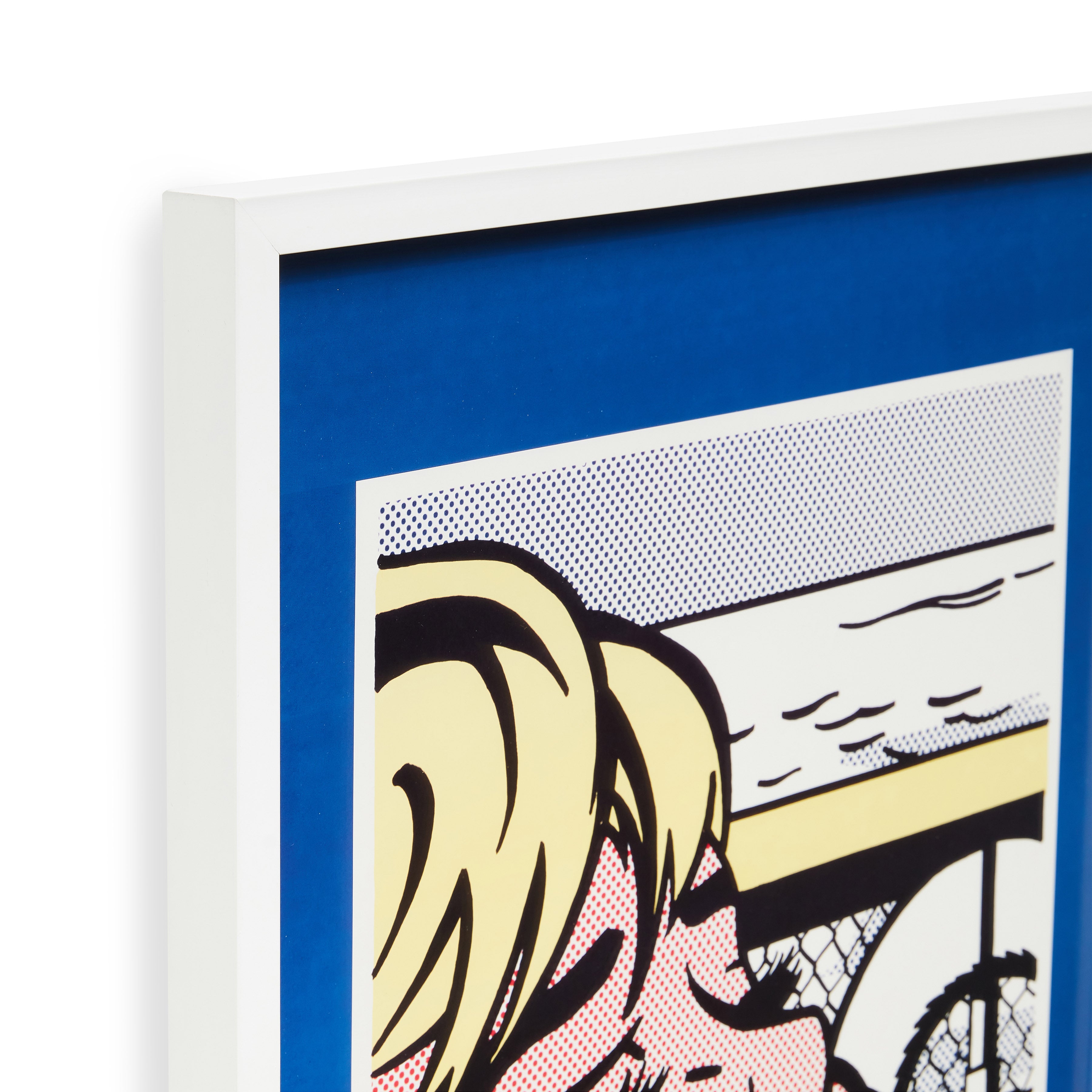 Roy Lichtenstein Shipboard Girl Framed Poster