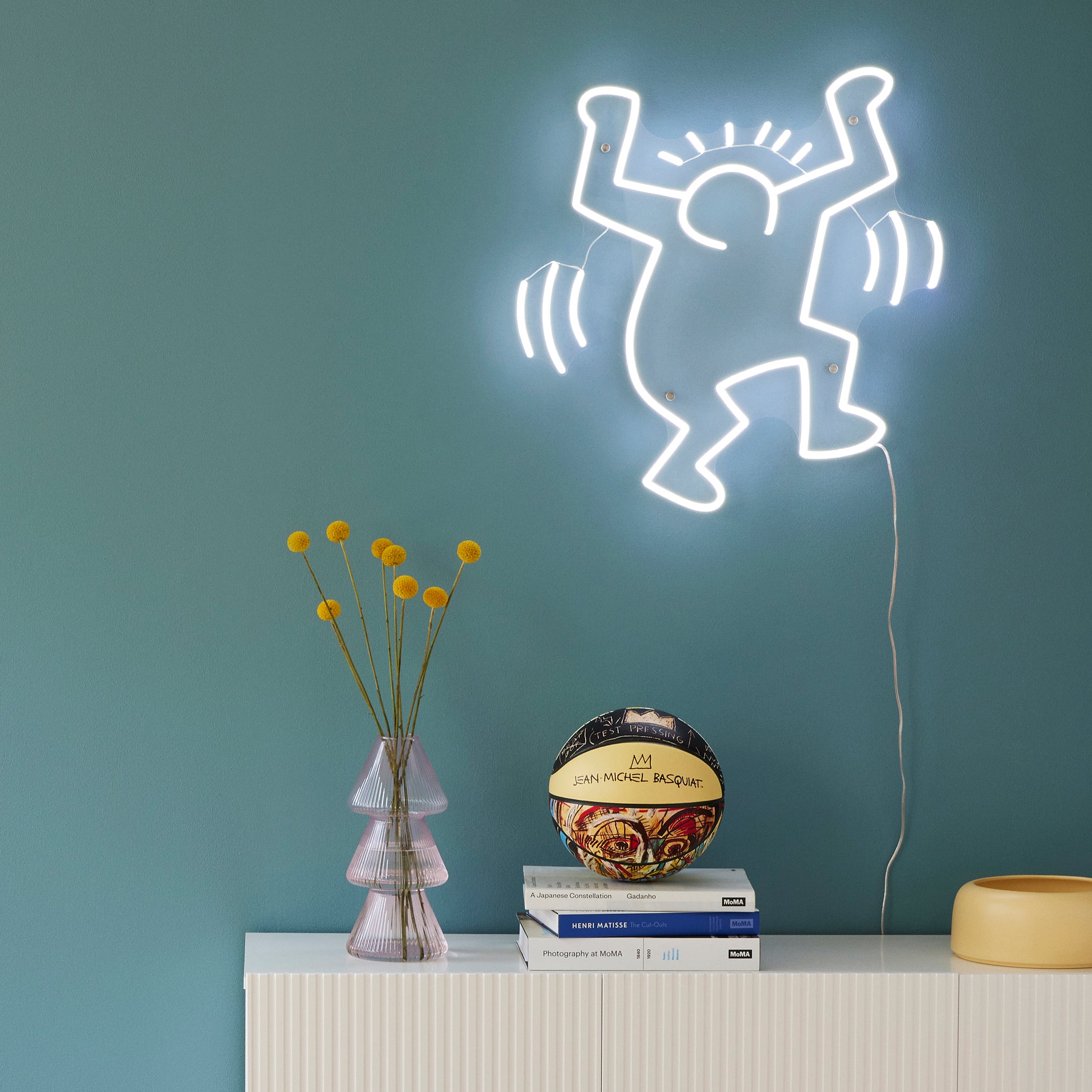 Keith Haring Dancing Figure Neon Sign