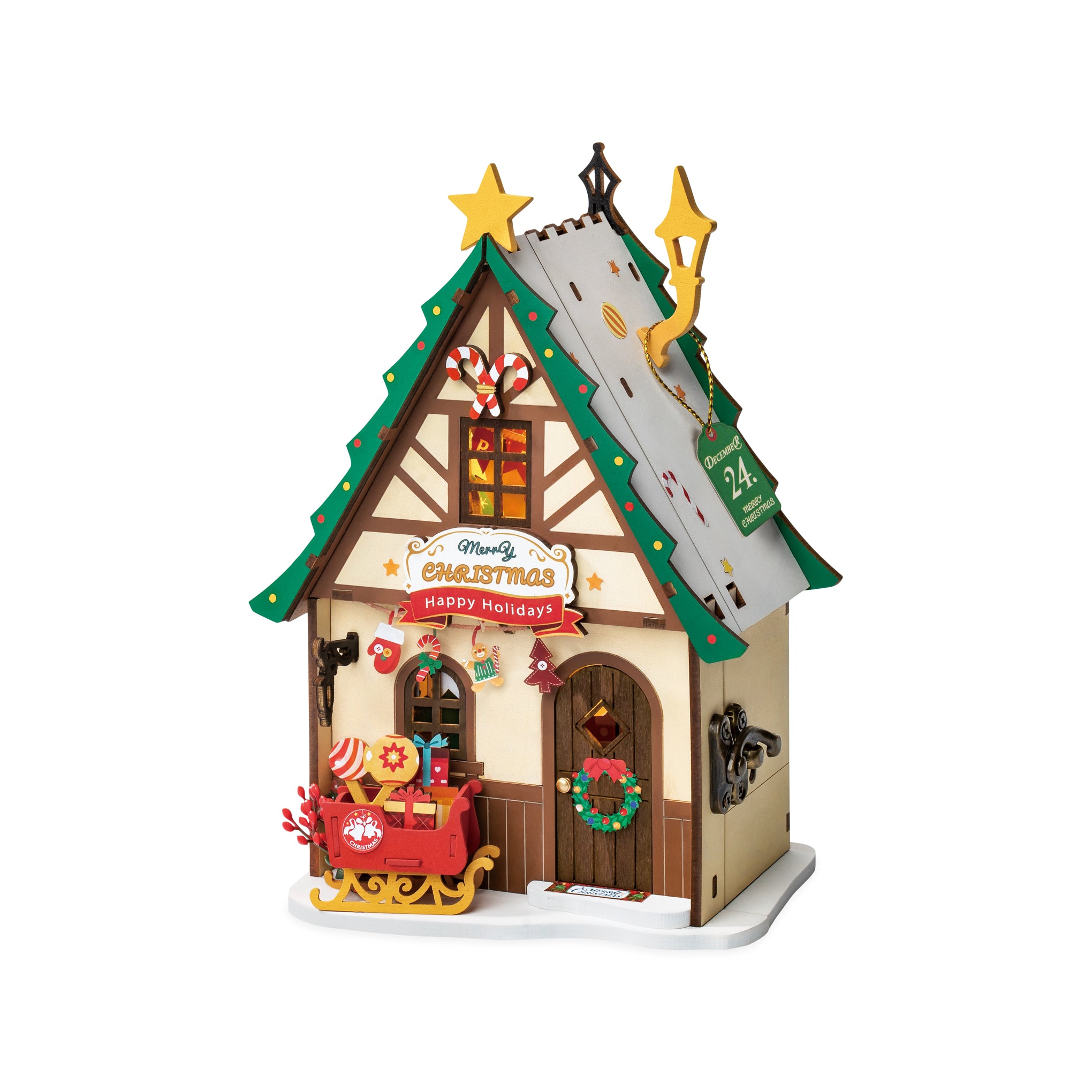 Rolife Mini Christmas House Kit – MoMA Design Store