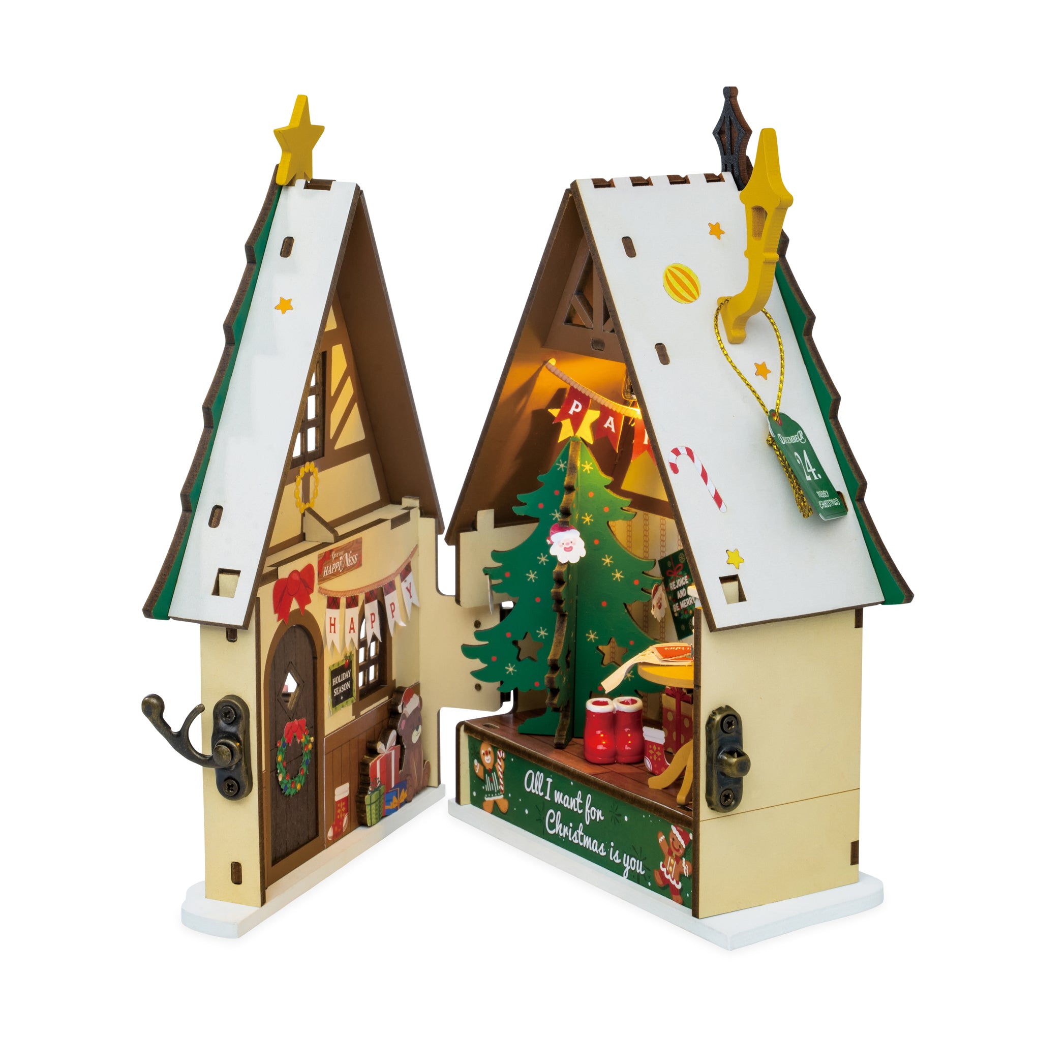 Rolife Mini Christmas House Kit – MoMA Design Store