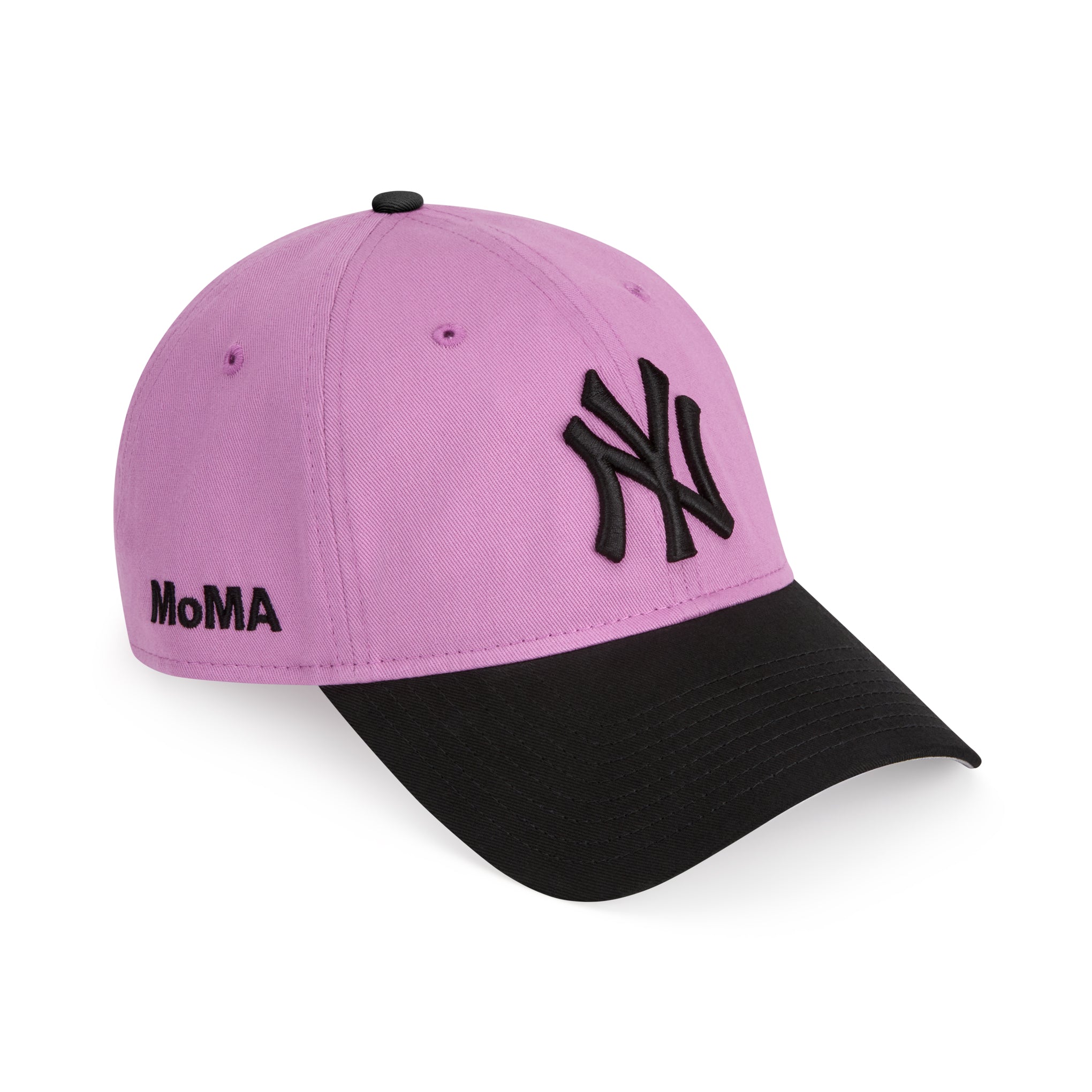 MoMA Yankees Two-Tone Adjustable Baseball Cap - Purple/ Black