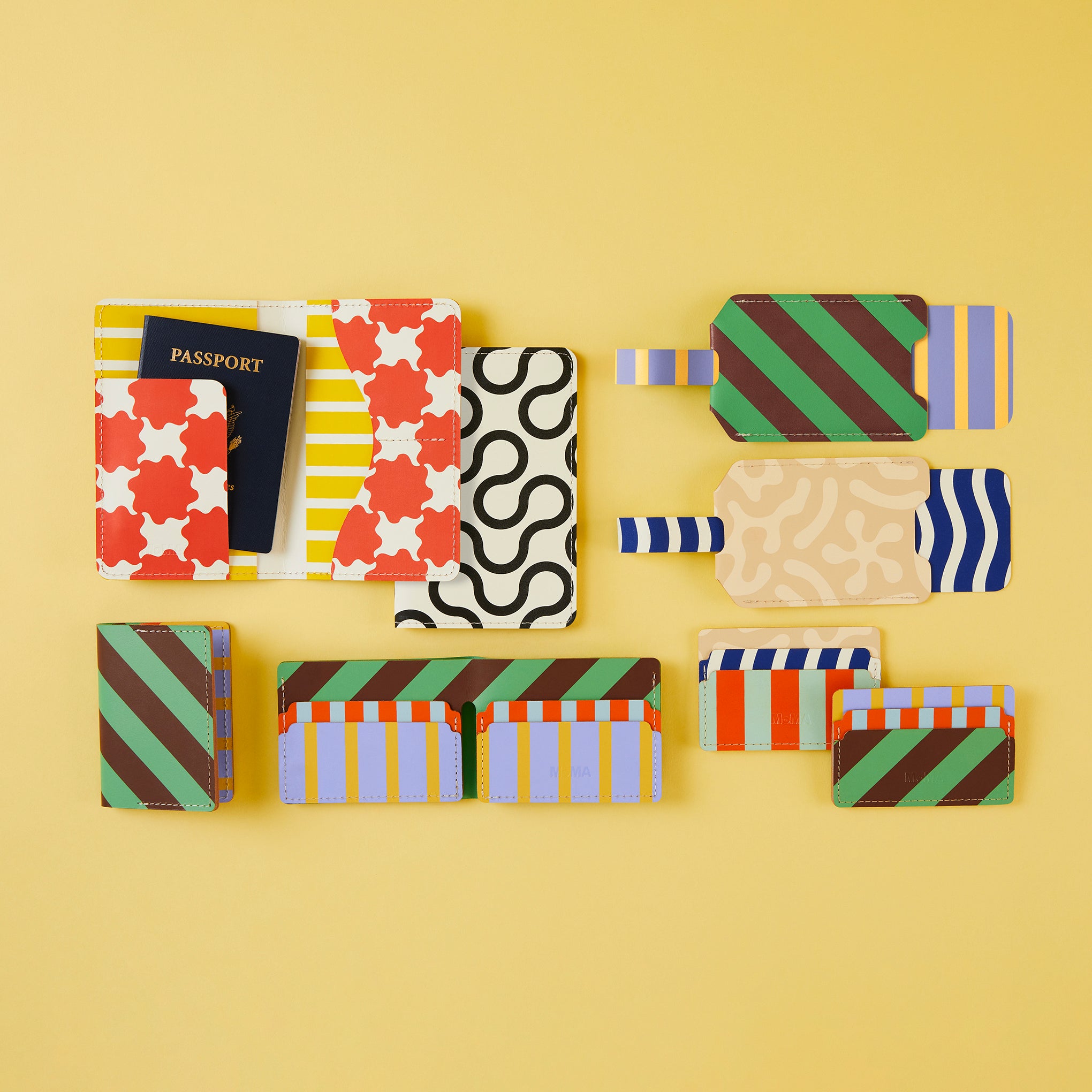 Dusen Dusen Recycled Leather Passport Case - Sand – MoMA Design Store