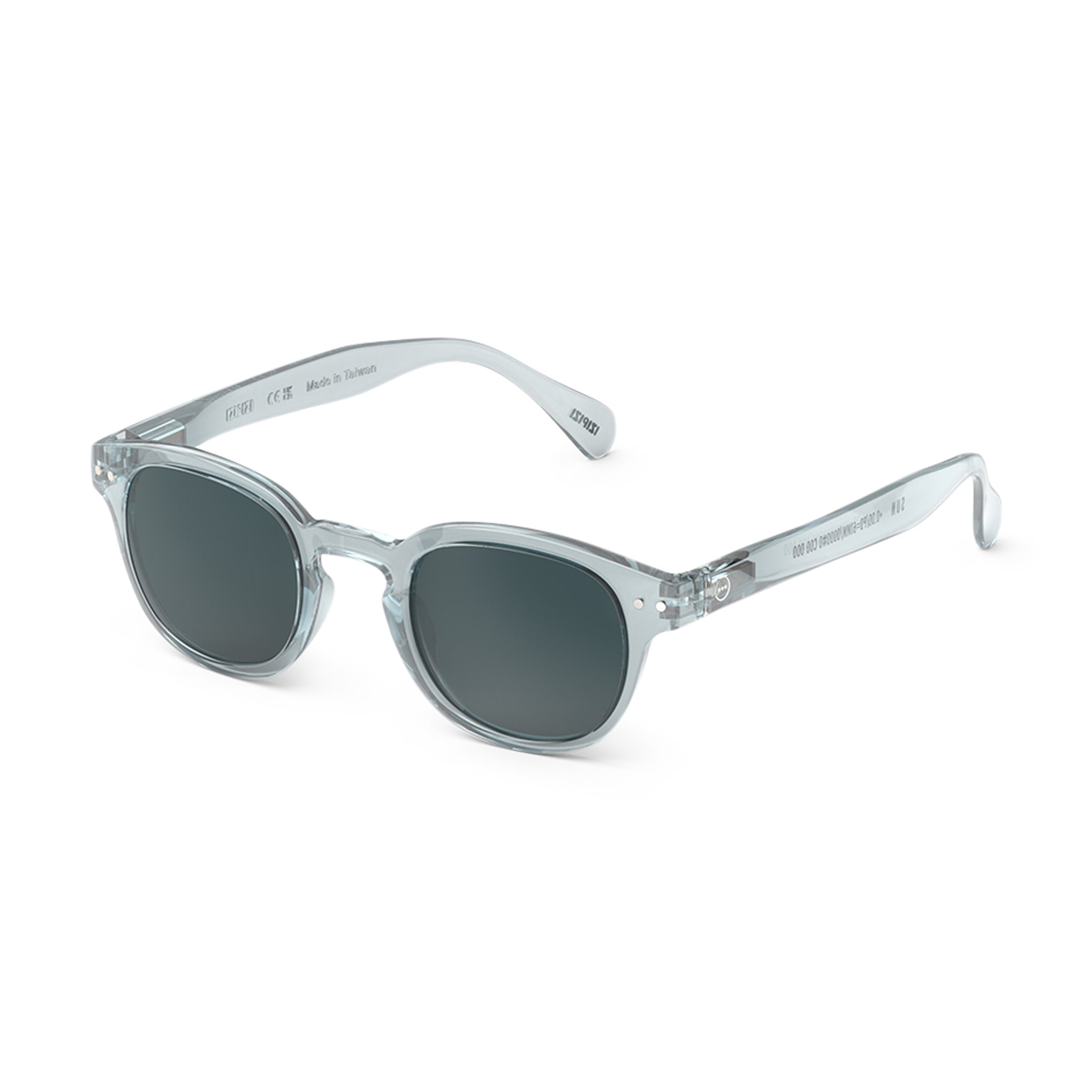 IZIPIZI Rounded-Edge Square Sunglasses #C - Frozen Blue – MoMA