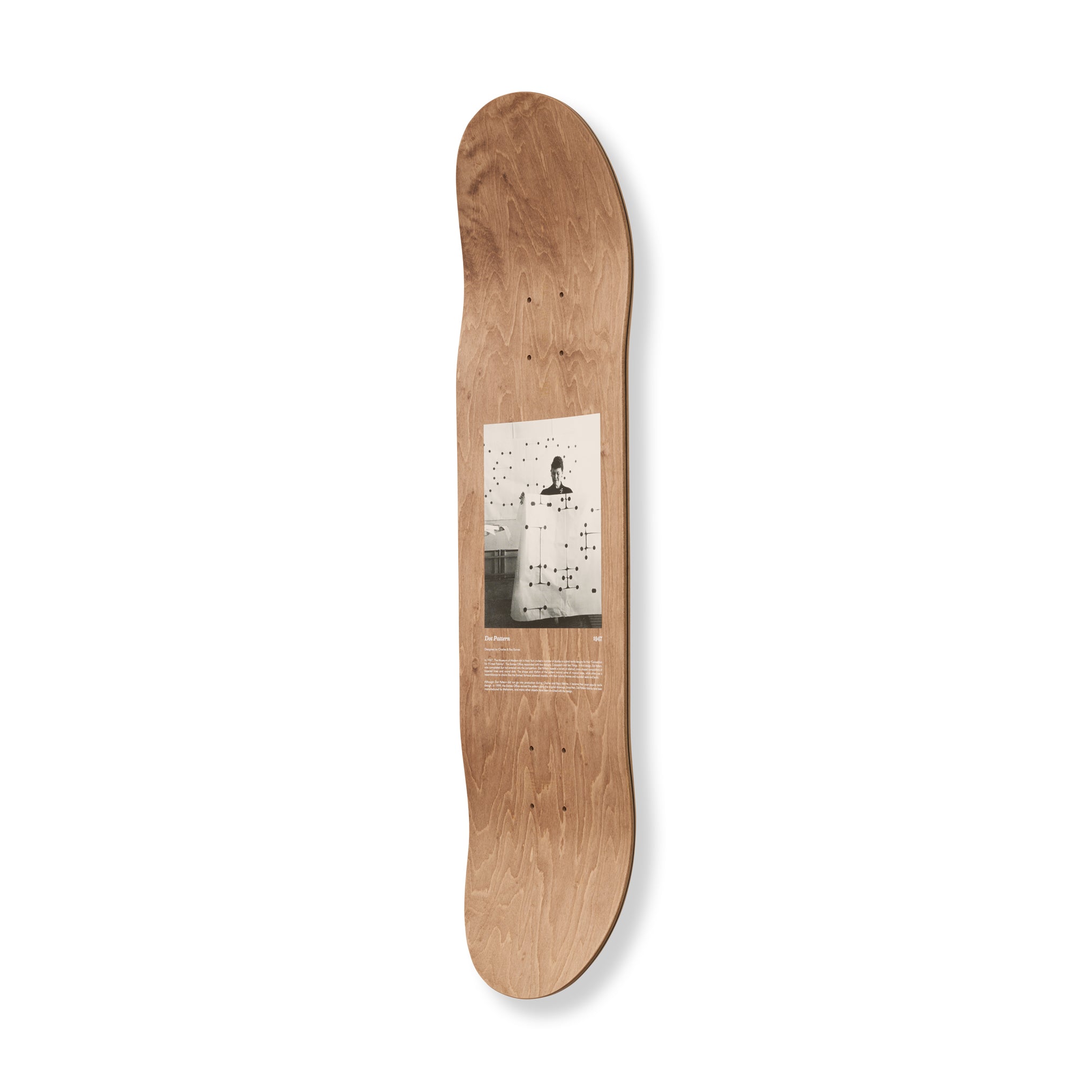 Eames Dot Pattern Skateboard - Yellow