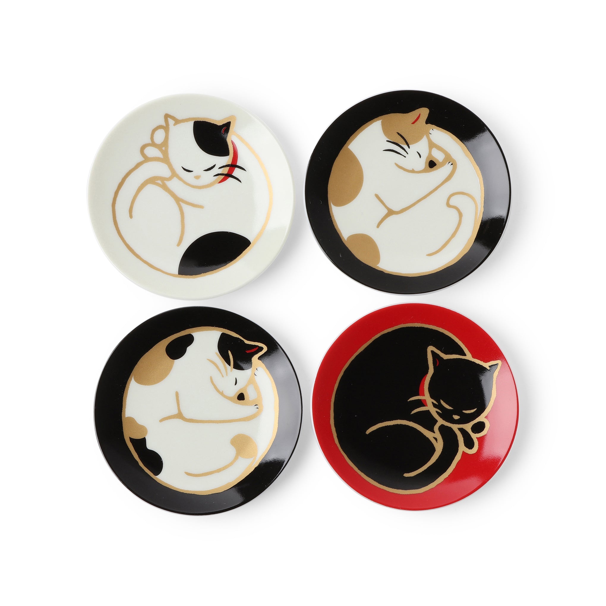 Porcelain Cat Plate - Set of 4 – MoMA Design Store