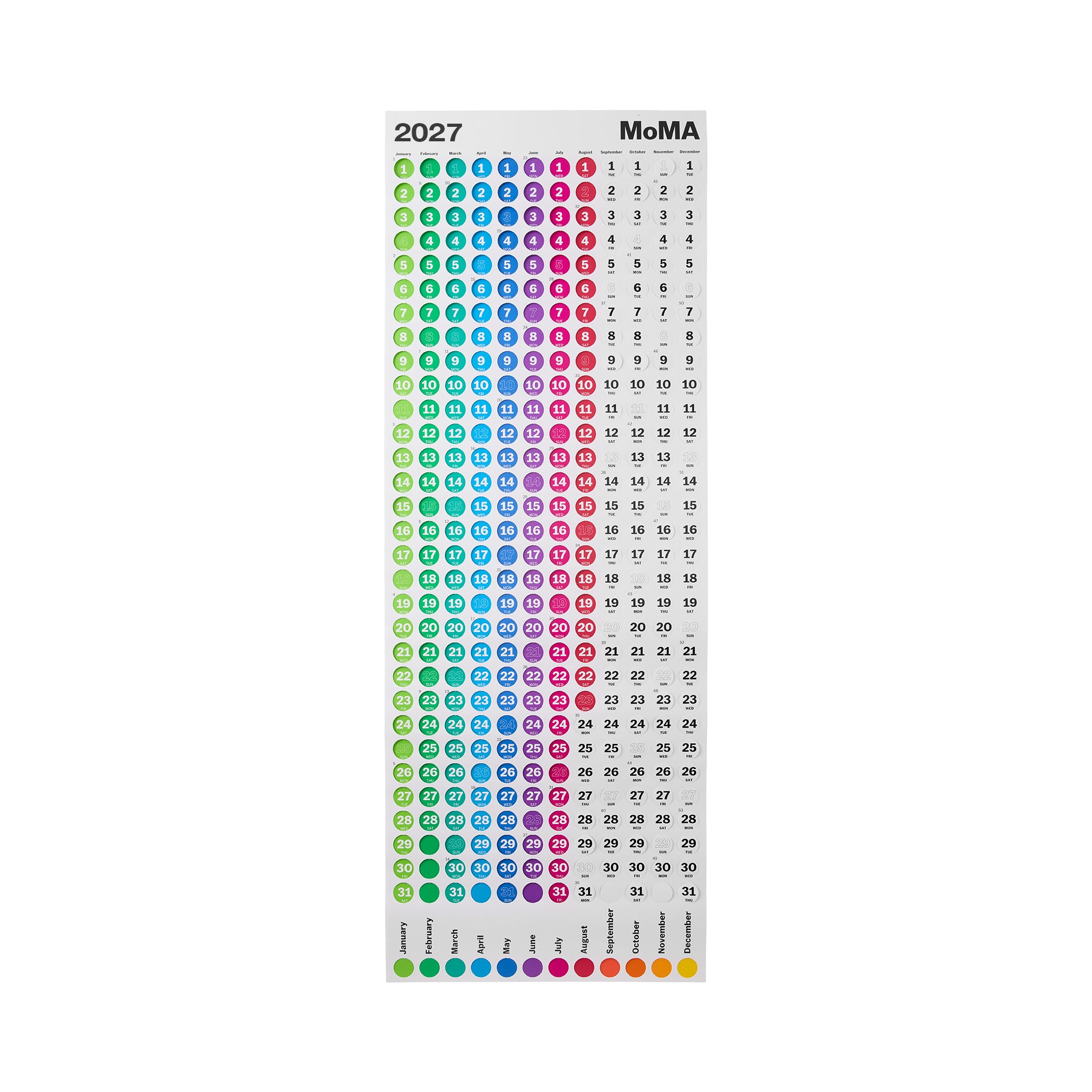 2027 Jumping Point Calendar – MoMA Design Store