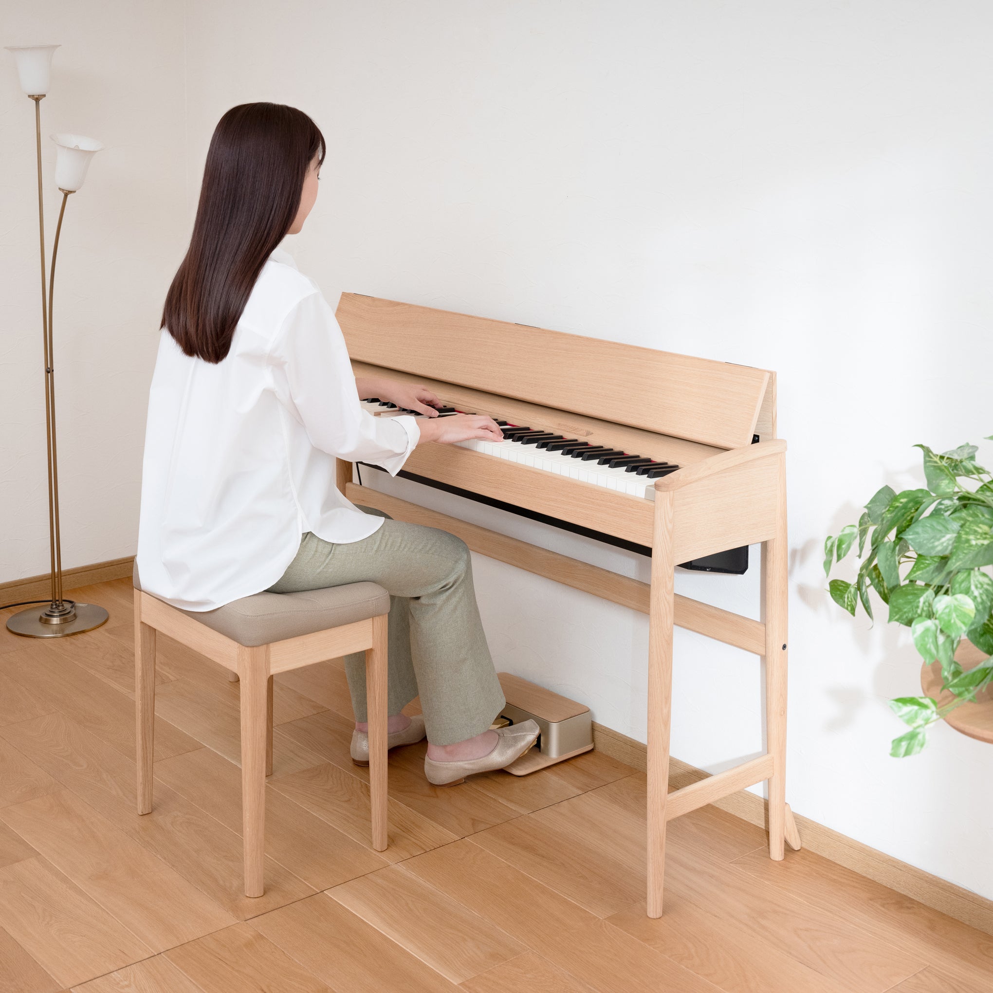 Roland Kiyola Piano KF-20 - Oak – MoMA Design Store