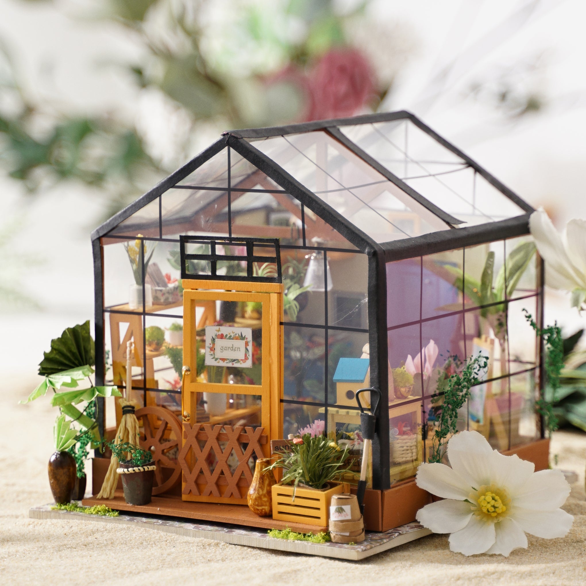 diy plant house DIY Miniature Cathy's Flower House