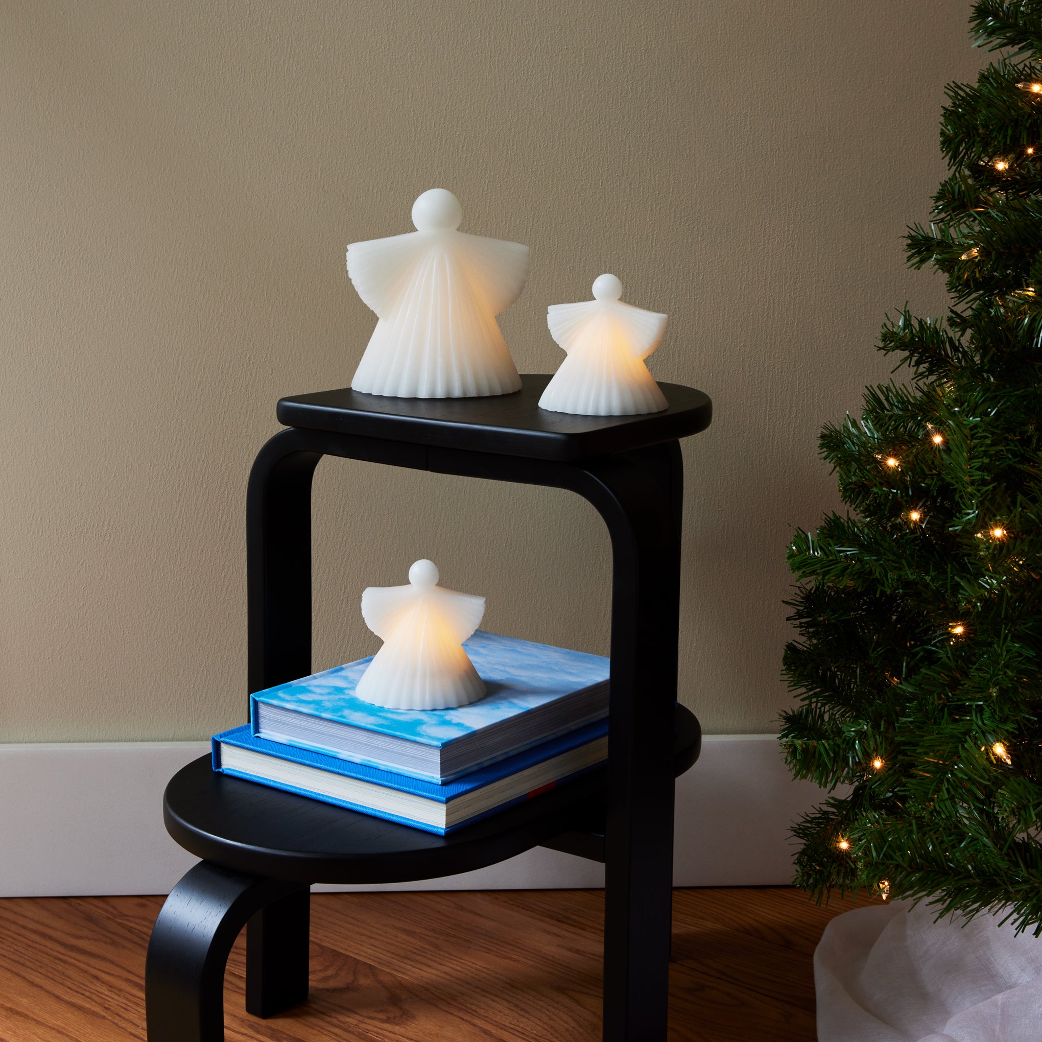 Large LED Lighted Wax Angel – MoMA Design Store