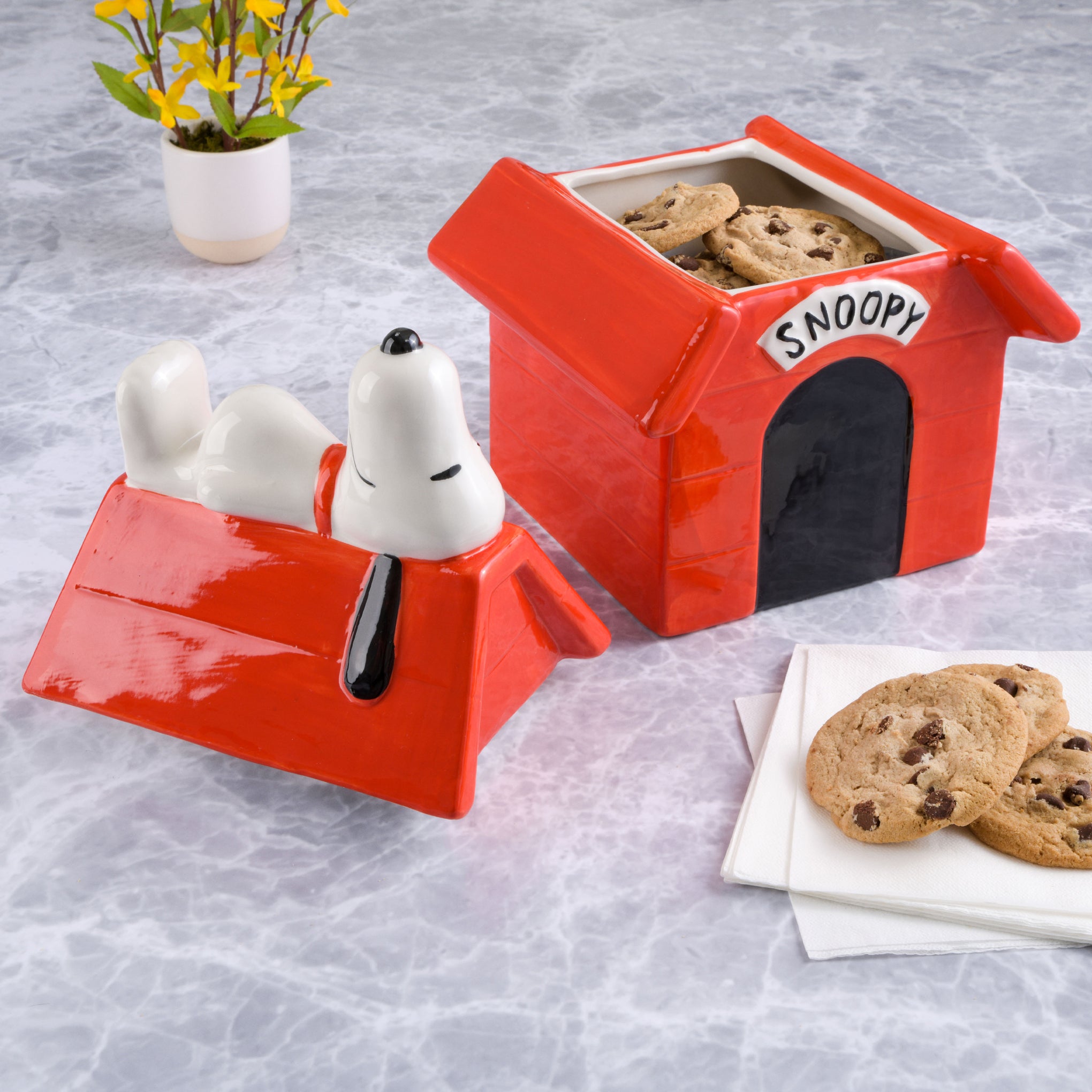 Snoopy House Ceramic Cookie Jar – MoMA Design Store