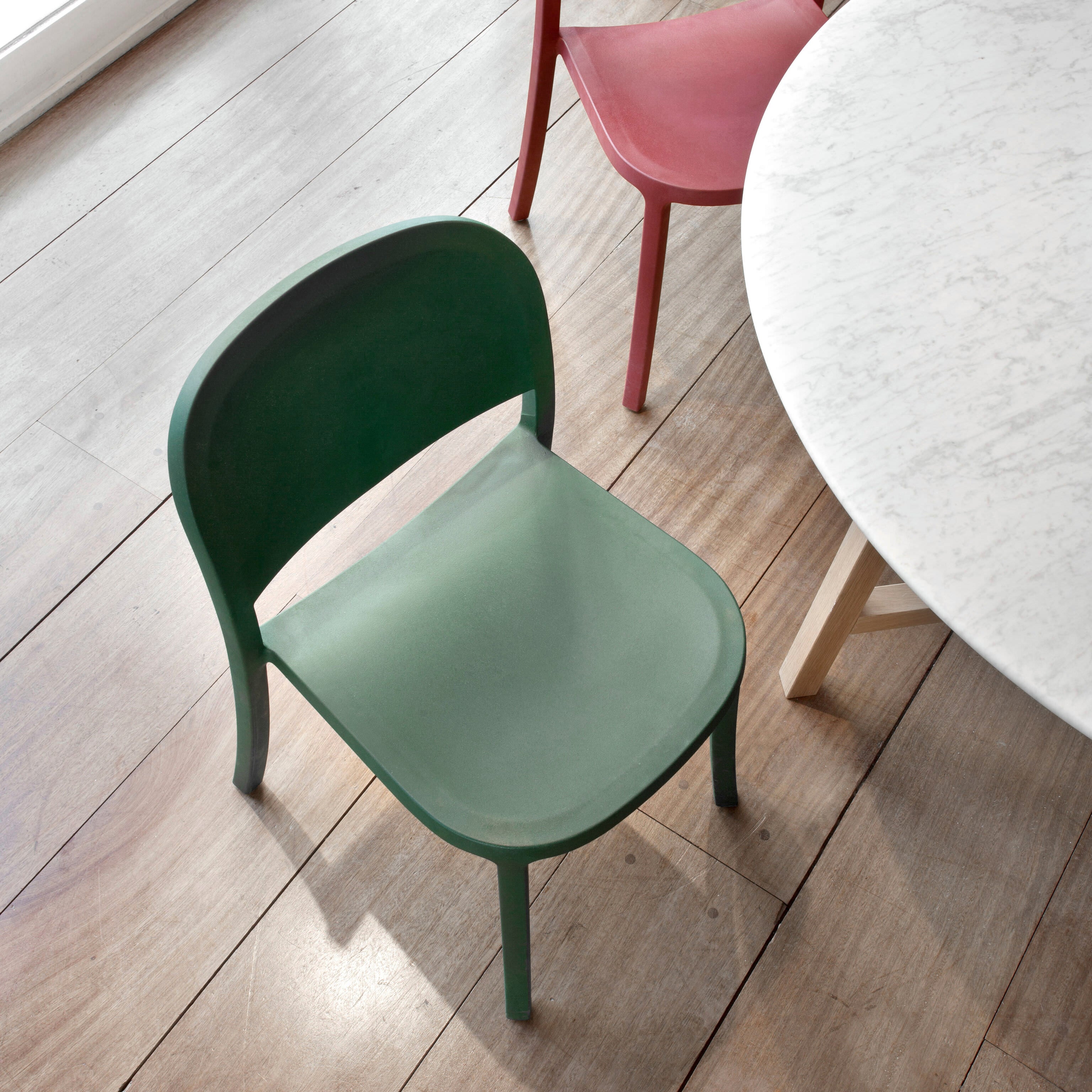 Emeco Inch Reclaimed Stacking Chair Green – MoMA Design Store
