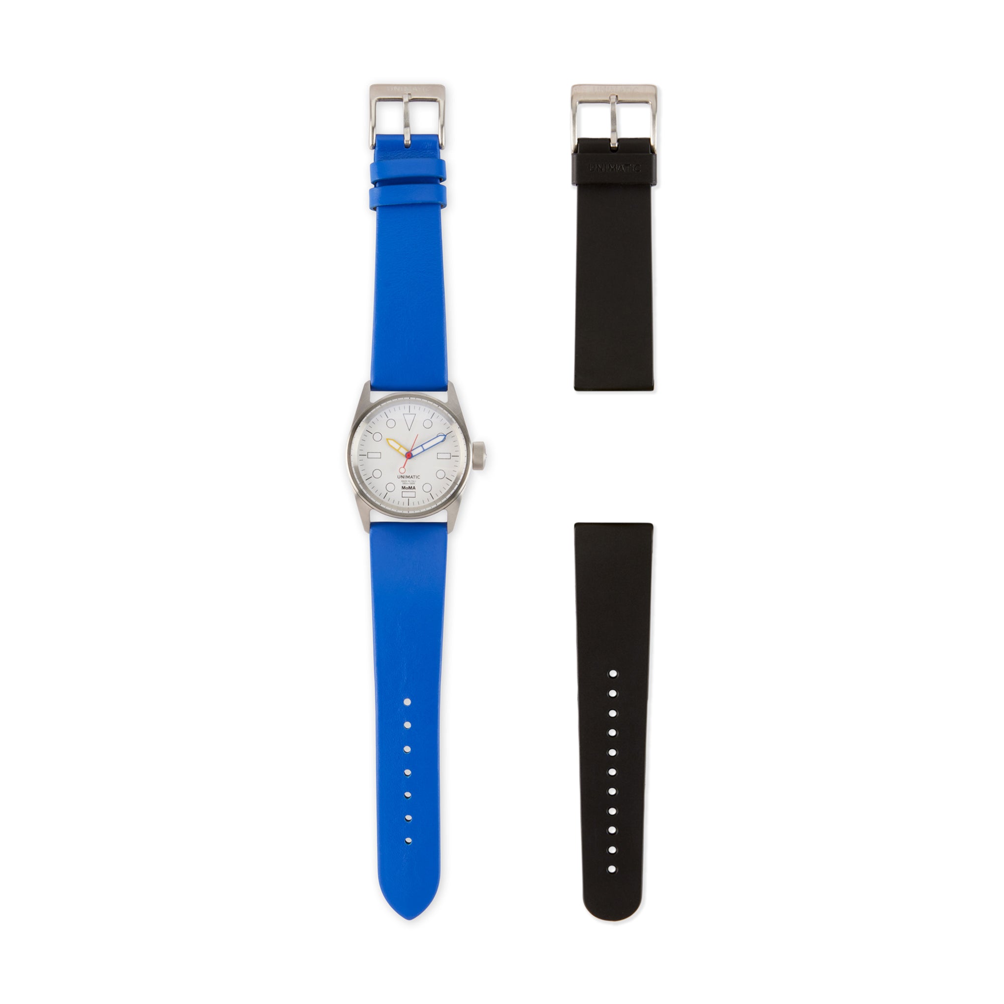 MoMA Unimatic De Stijl Modello Cinque Watch - Blue – MoMA Design Store