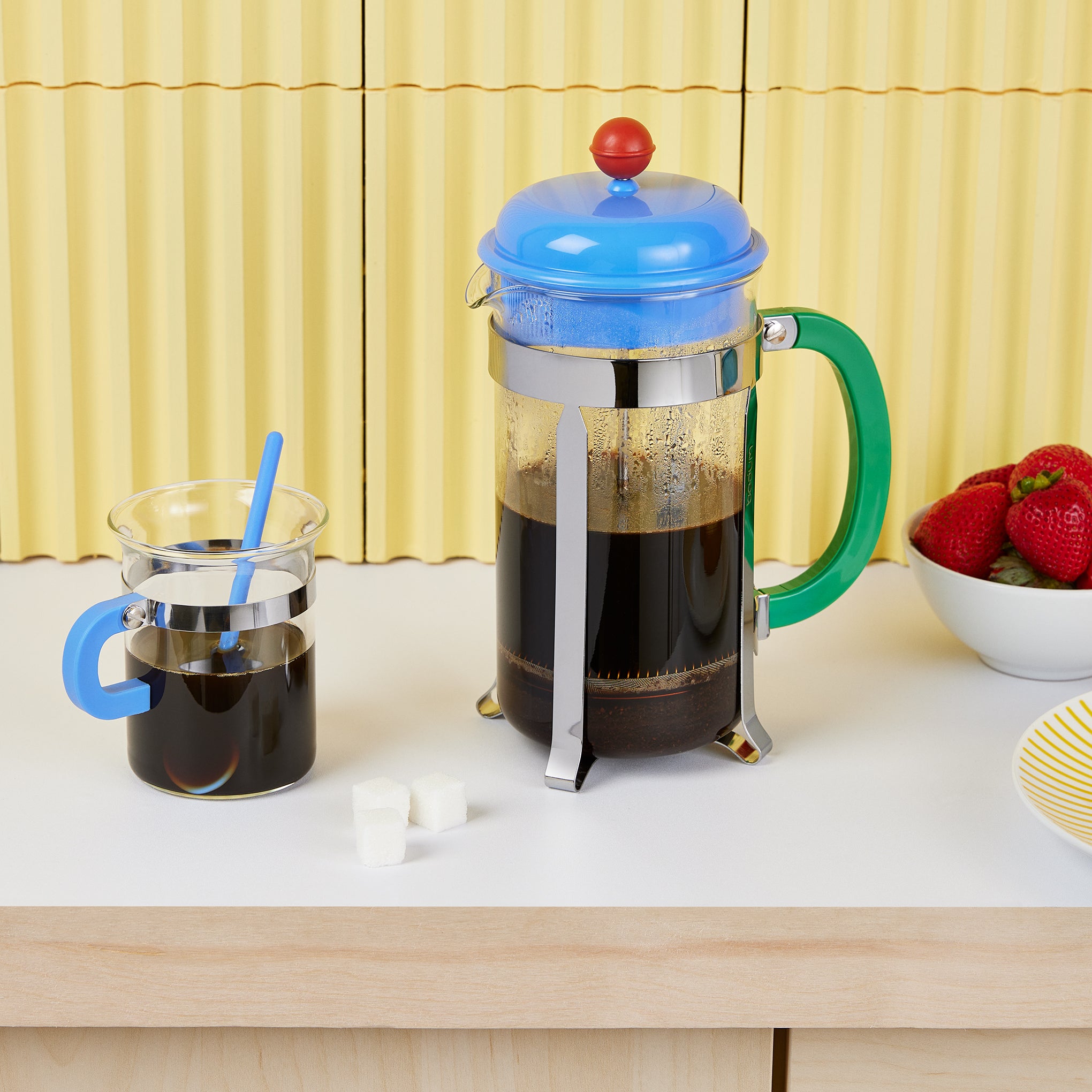 Bodum Caffettiera French Press Pale Blue/ Pastel Green