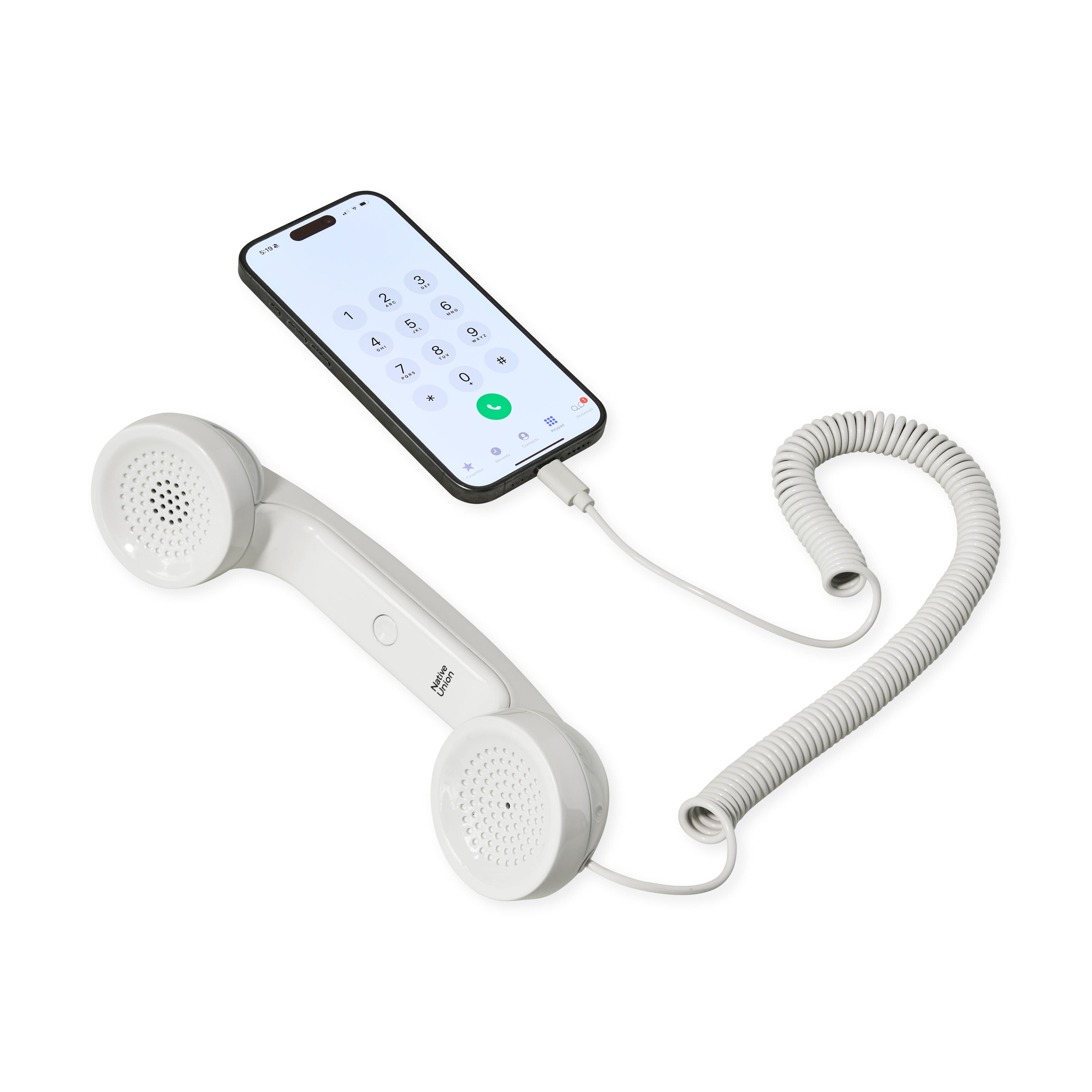Pop Phone Noir Native Union – Combiné design rétro USB-C | Trois Fenêtres Pop Phone Noir Native Union – Combiné design rétro USB-C | Trois Fenêtres
