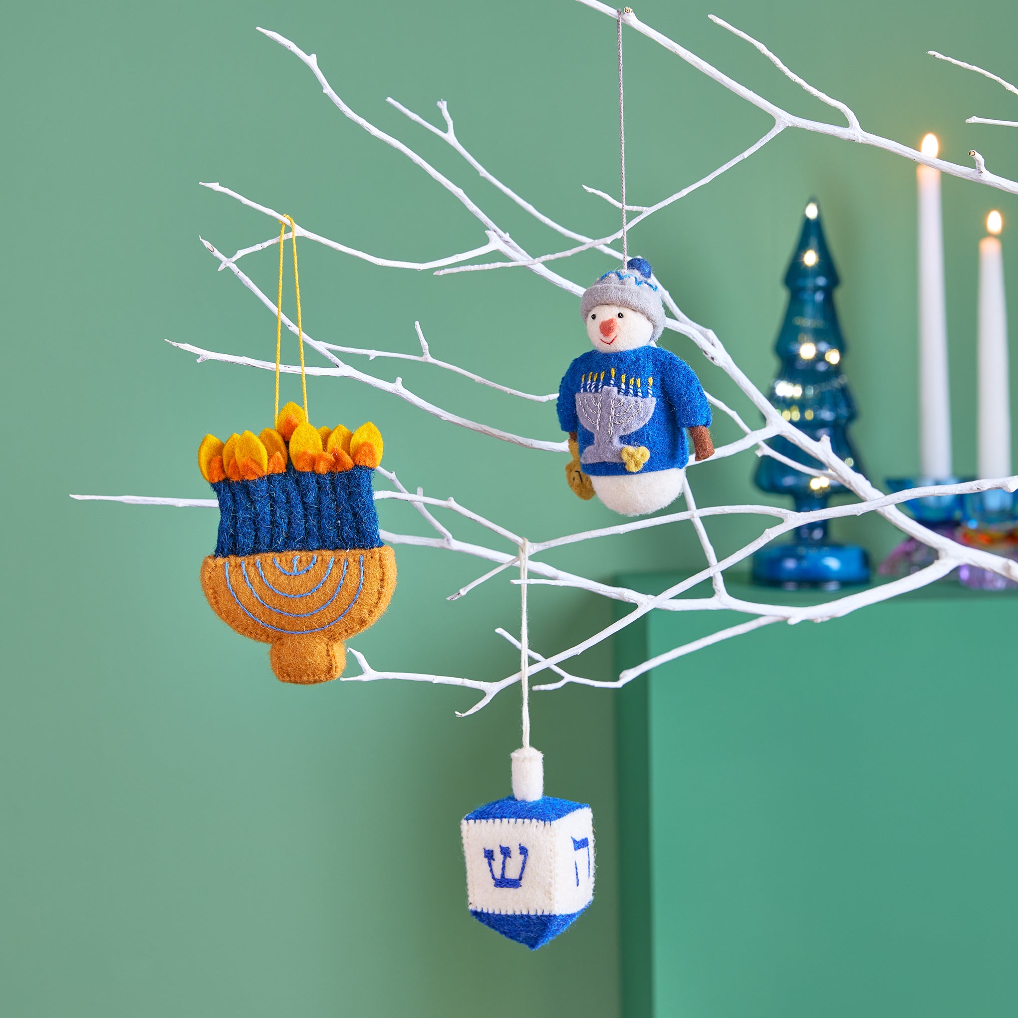 Felt Hanukkah Ornament - Felt Menorah – MoMA Design Store