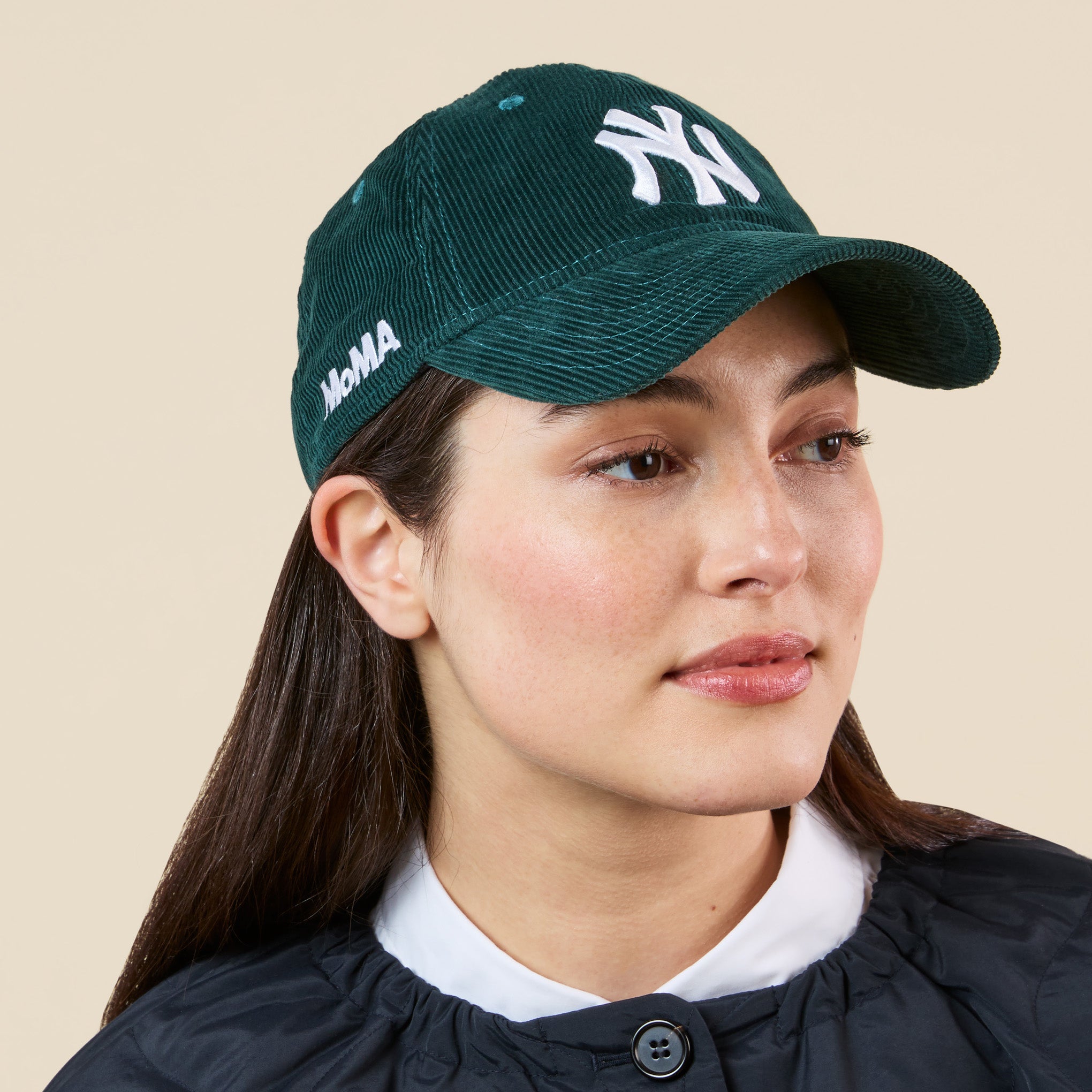 MoMA NY Yankees 9TWENTY Corduroy Adjustable Baseball Cap - Green