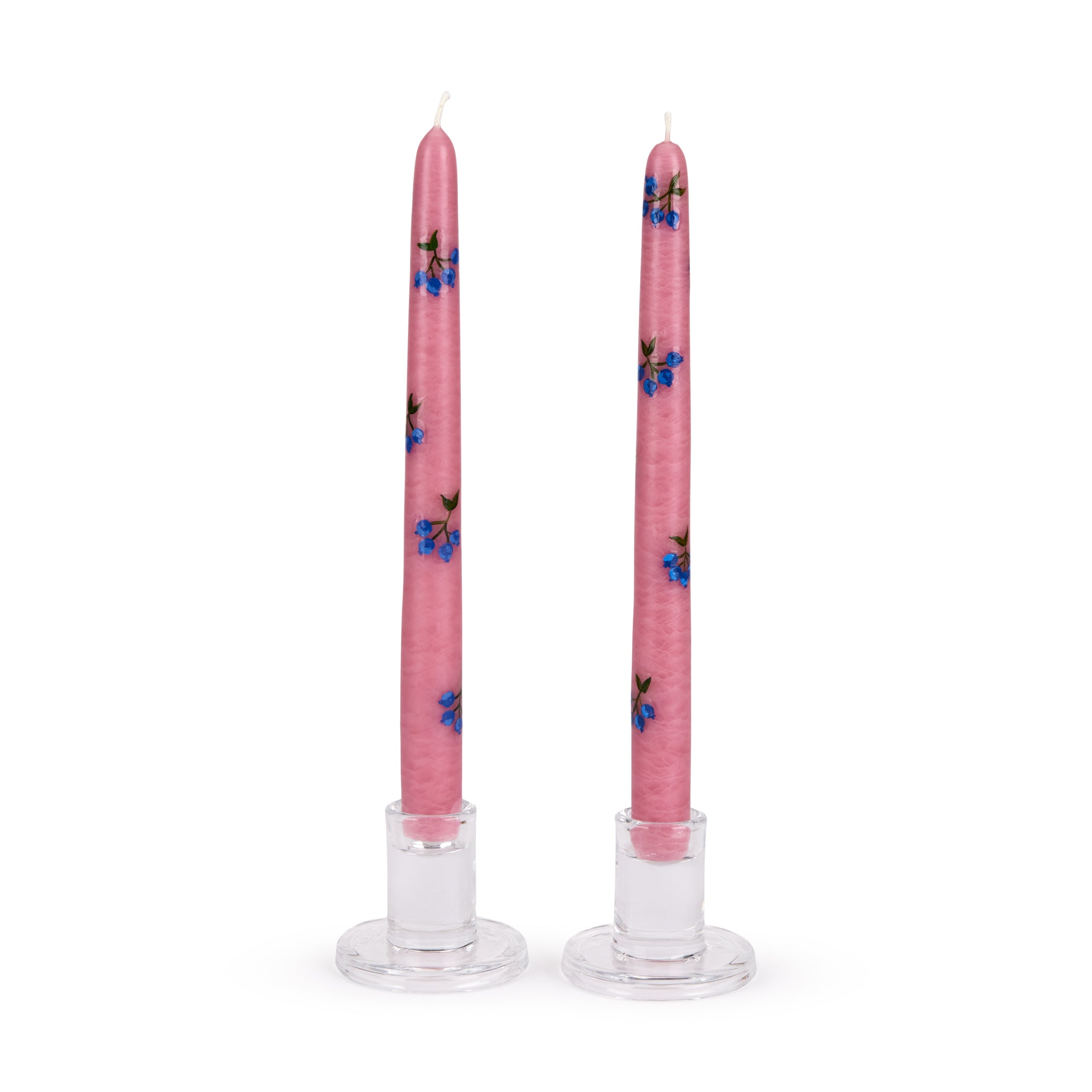 HandPainted Fruit Candles Set of 2 Blueberries MoMA Design Store