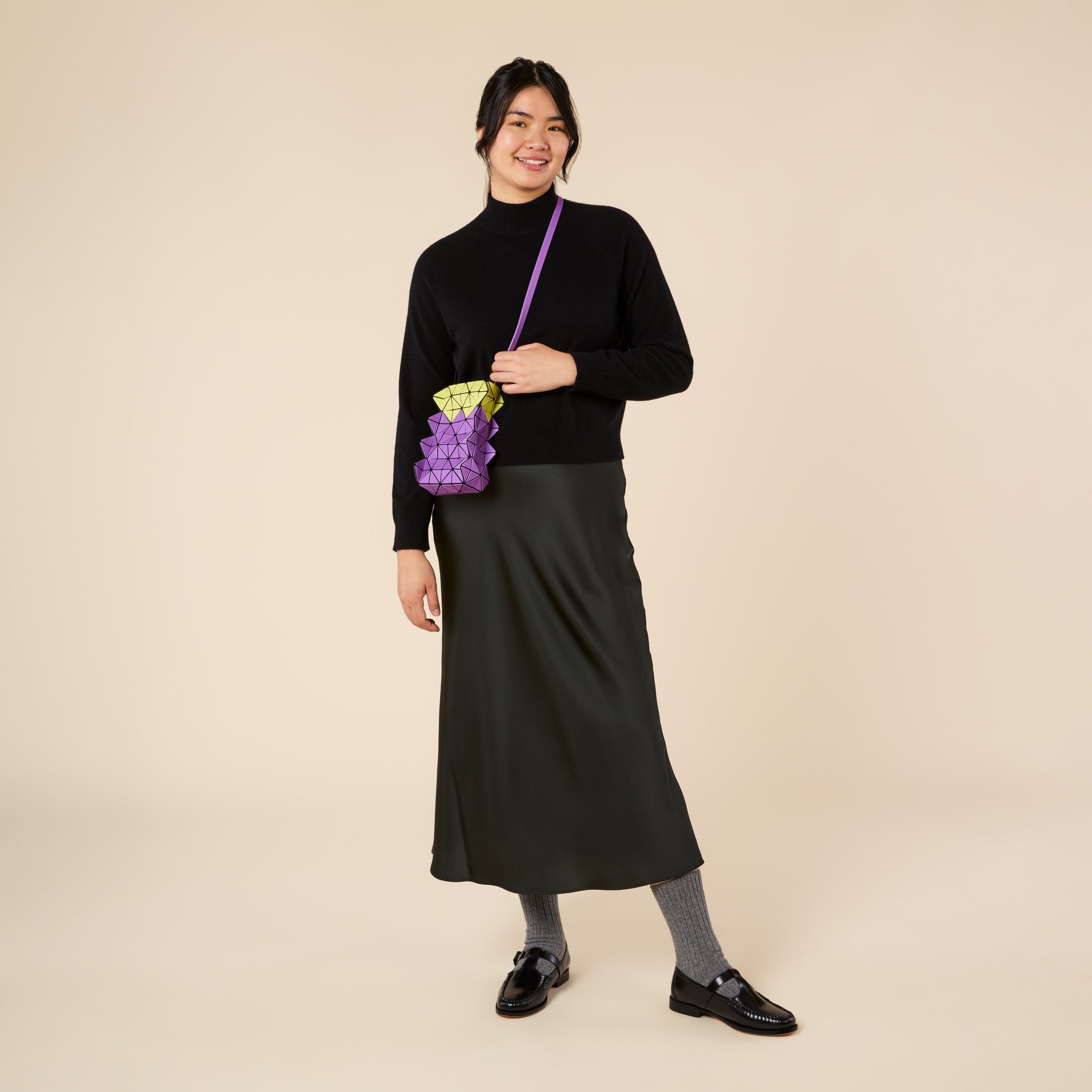 BAO BAO ISSEY MIYAKE Growth Crossbody Bag - Yellow/ Purple – MoMA