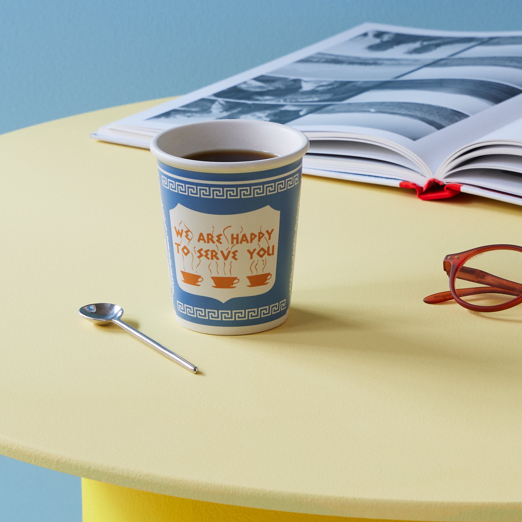 Pantone Wide Tea Cup - Red – MoMA Design Store