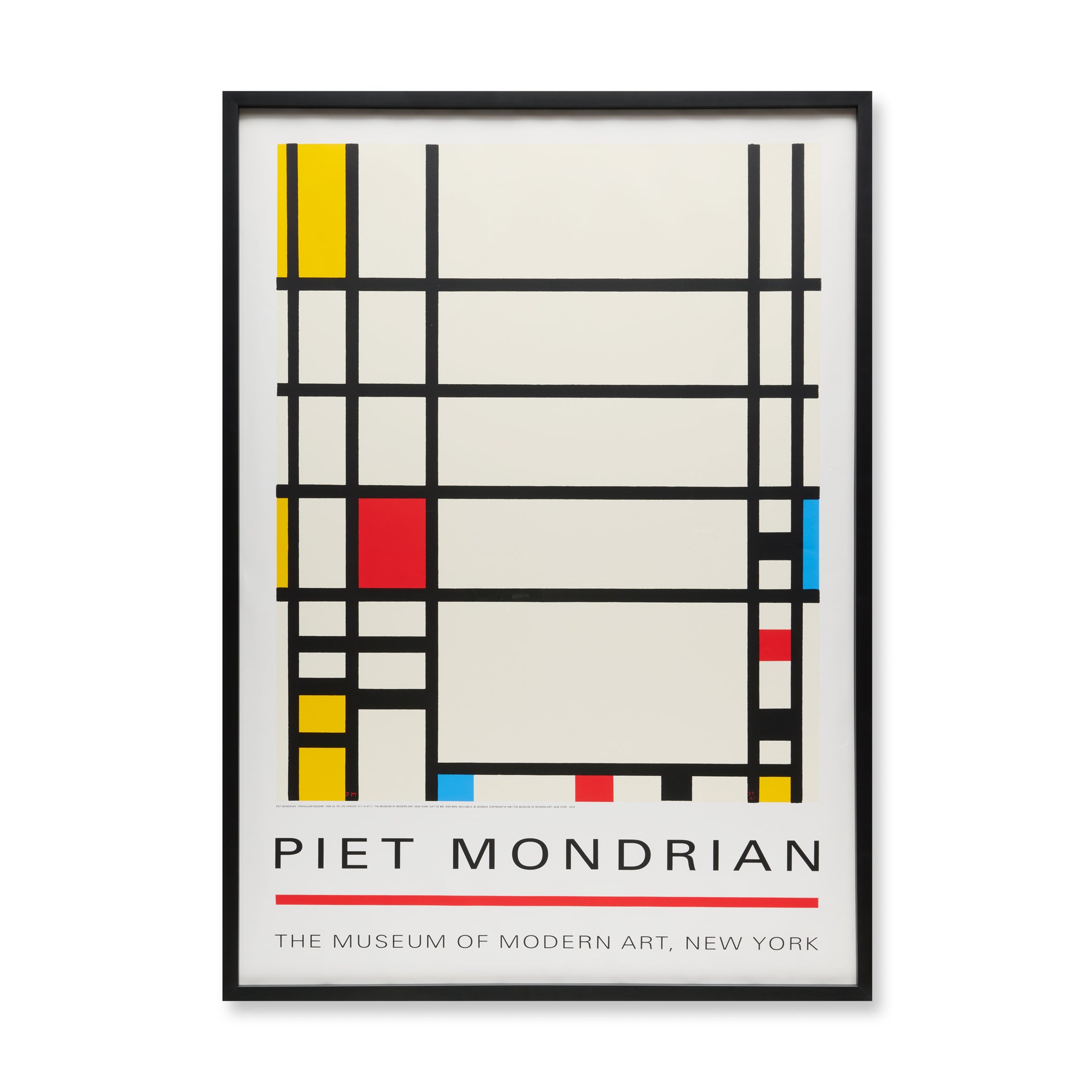 Piet Mondrian Trafalgar Square Framed Poster – MoMA Design Store