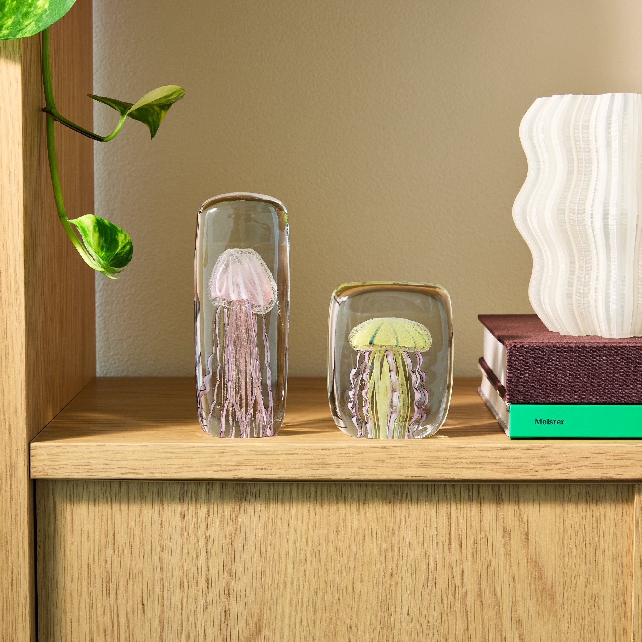 Jellyfish Glass Objet d'Art - Short Yellow – MoMA Design Store