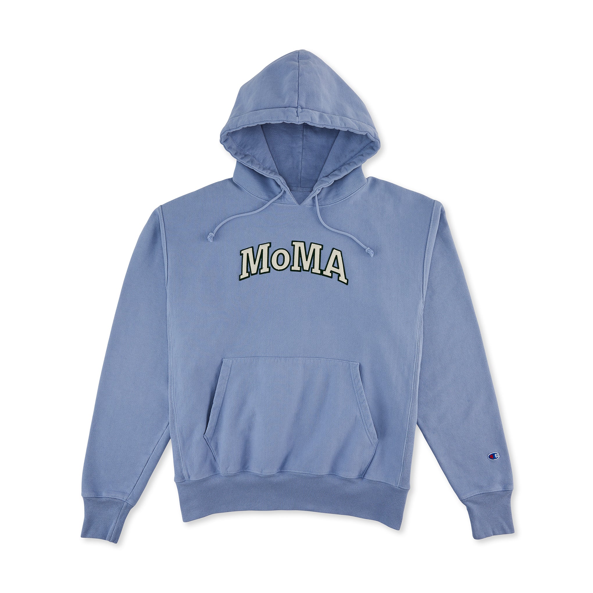 Moma champion hoodie grey sale